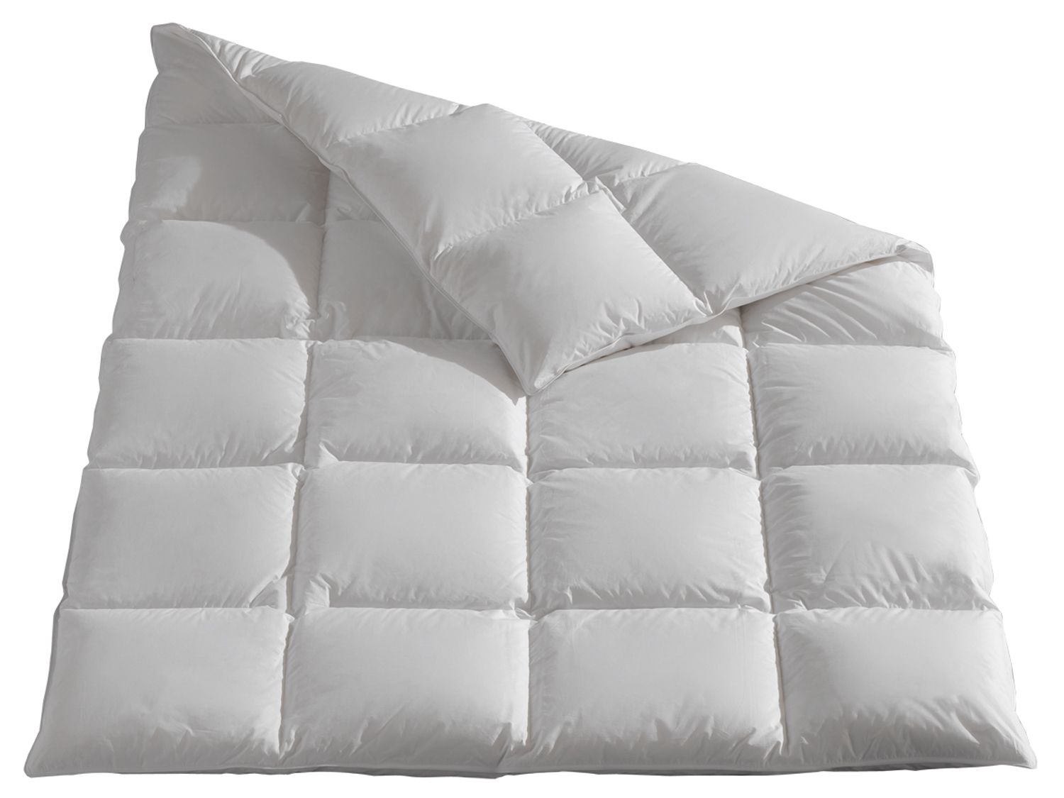 Häussling Kołdra kasetowa z puchem ciepła 155 X 220 CM