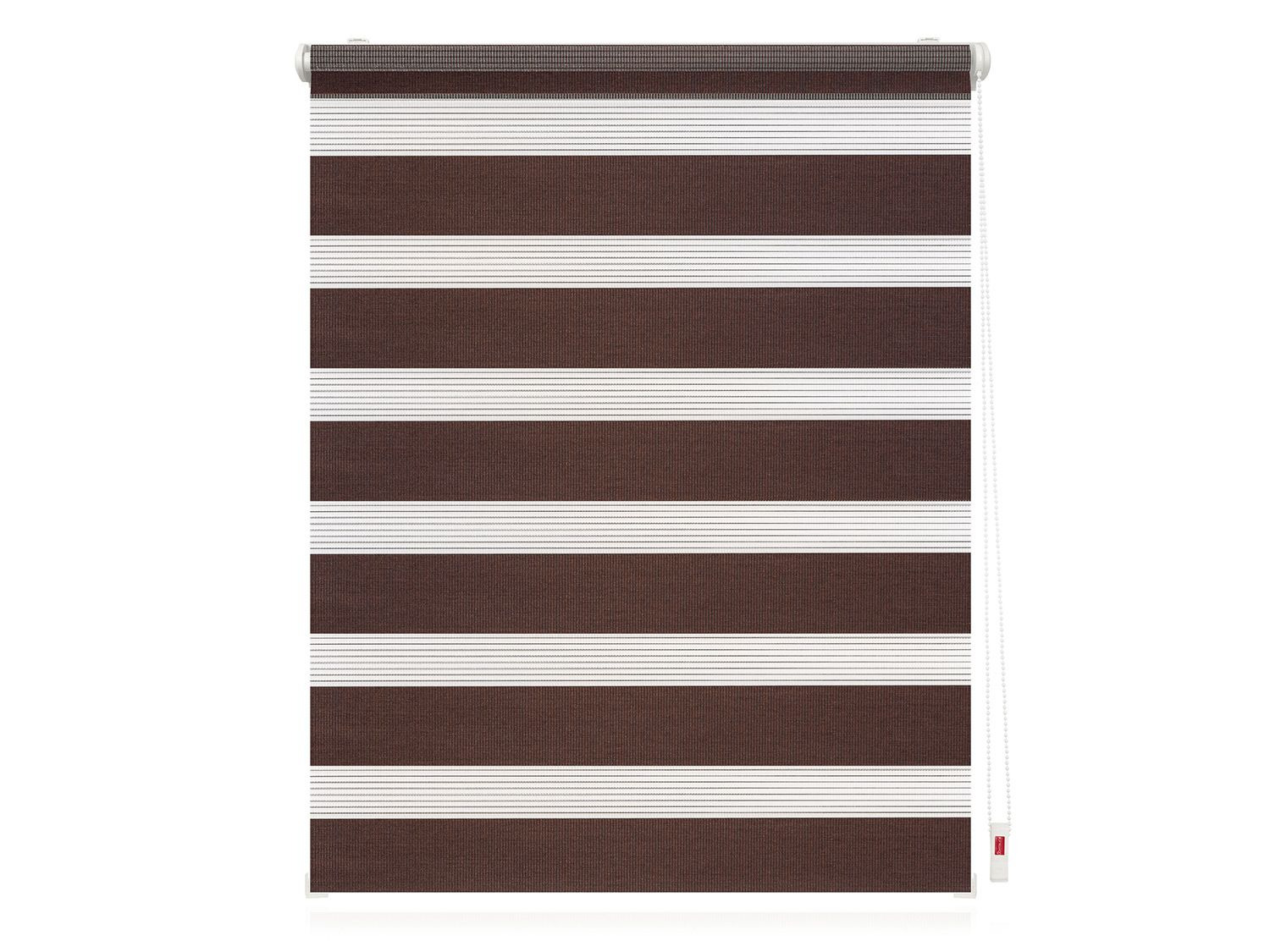 Lichtblick Roleta dzień/ noc Klemmfix, bez wiercenia, od 45 x 150 cm Ciemnobrązowy, 55x150 cm