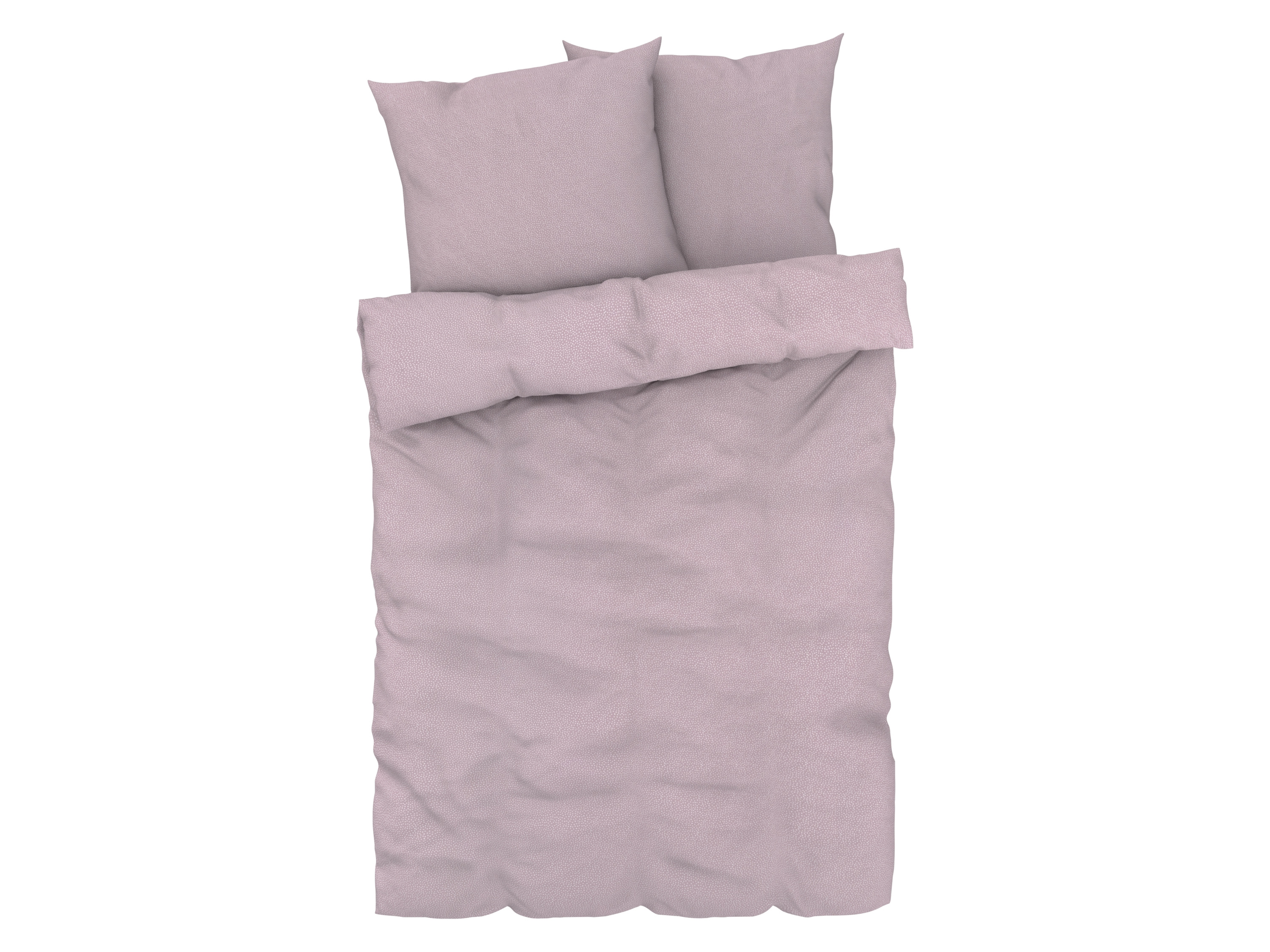 Livarno home Pościel z bawełną renforcé, 220 x 200 cm Kropki/ różowy