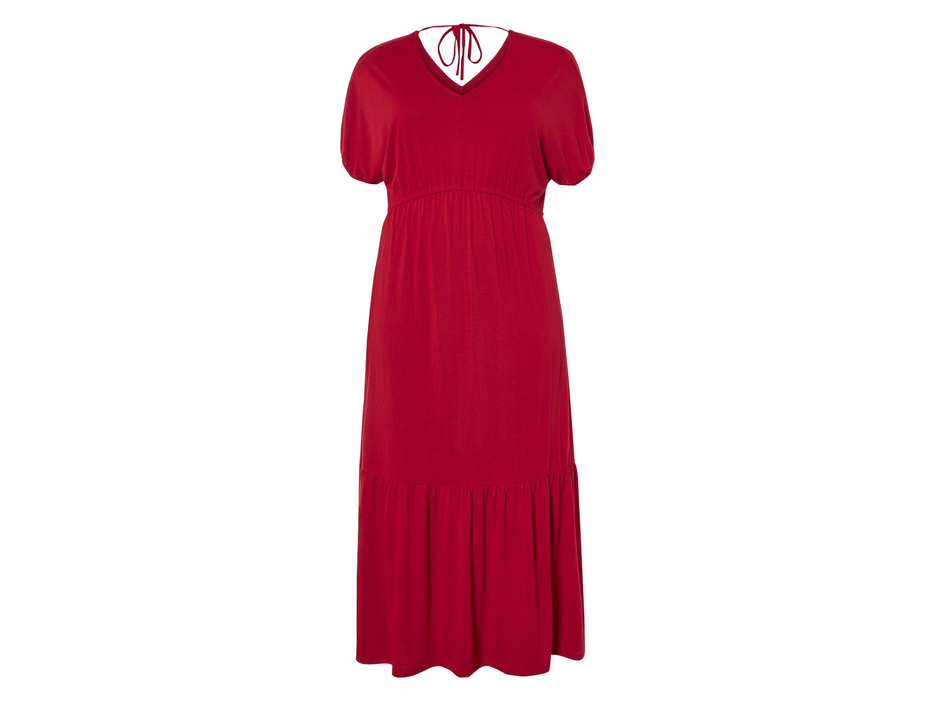 esmara Długa sukienka damska Czerwony, XXL 52/54