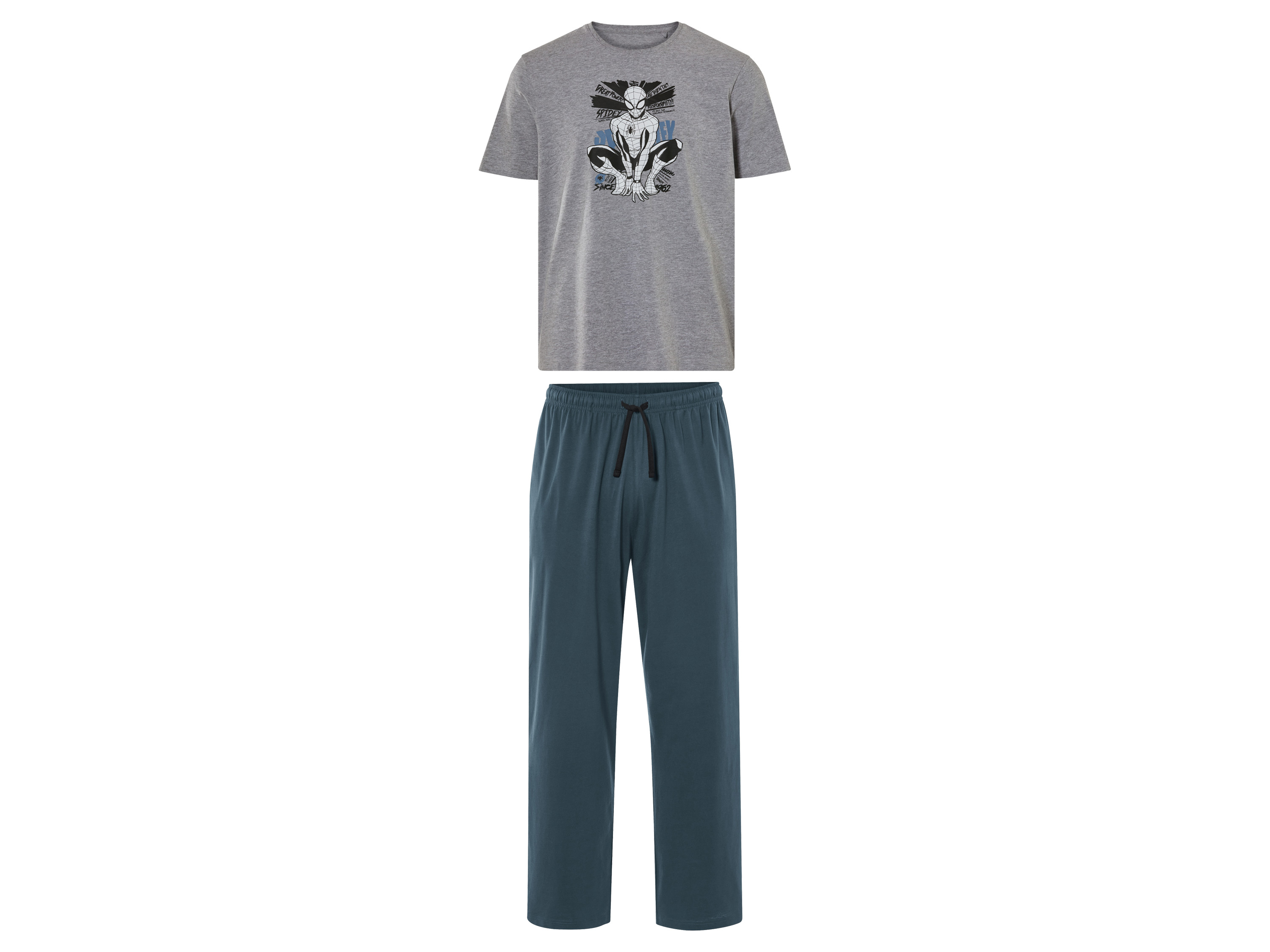 Piżama męska bawełniana z postaciami z bajek Spiderman, M 48/50