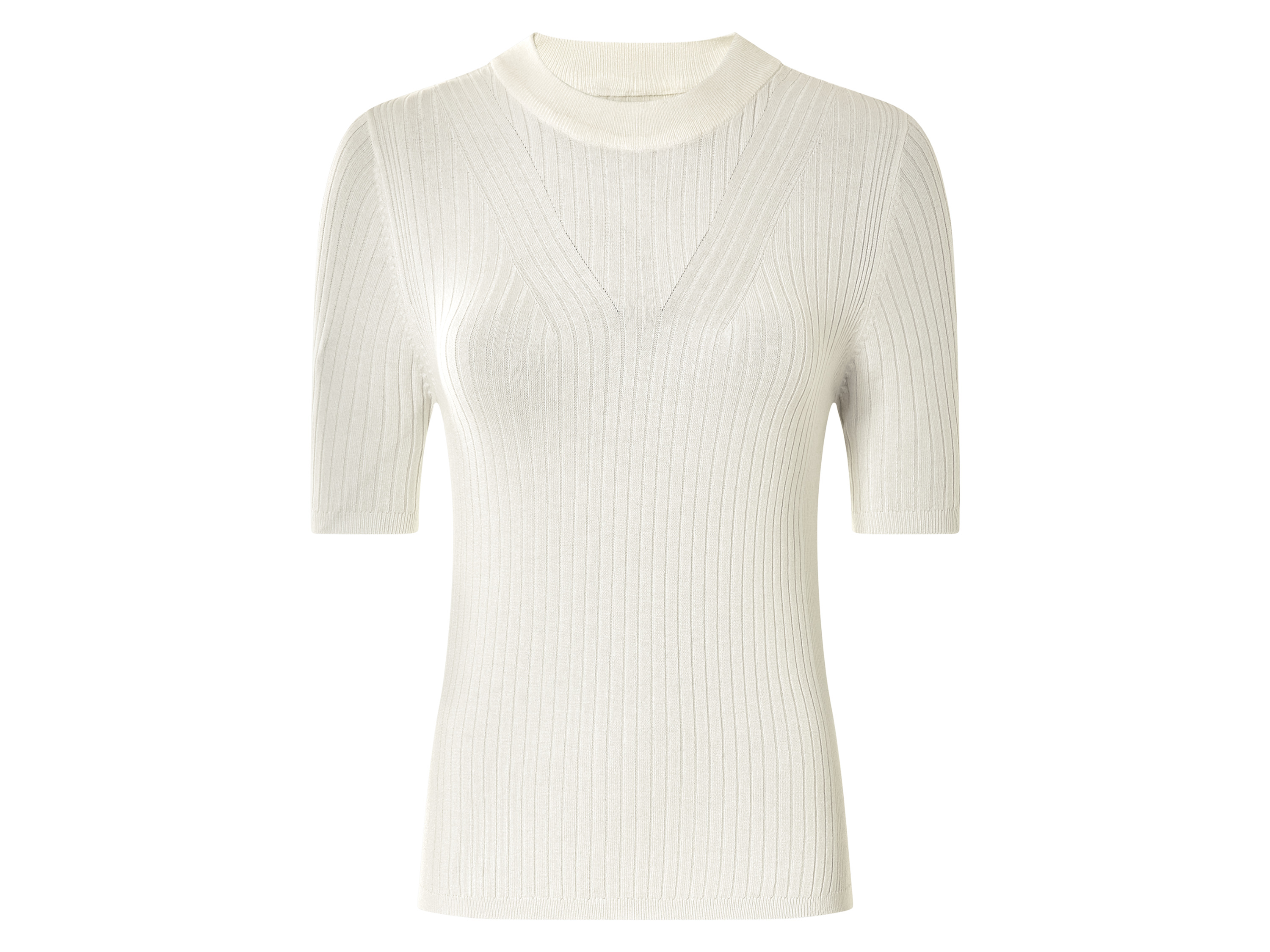 esmara Sweter damski z delikatnej dzianiny Biały, S36/38