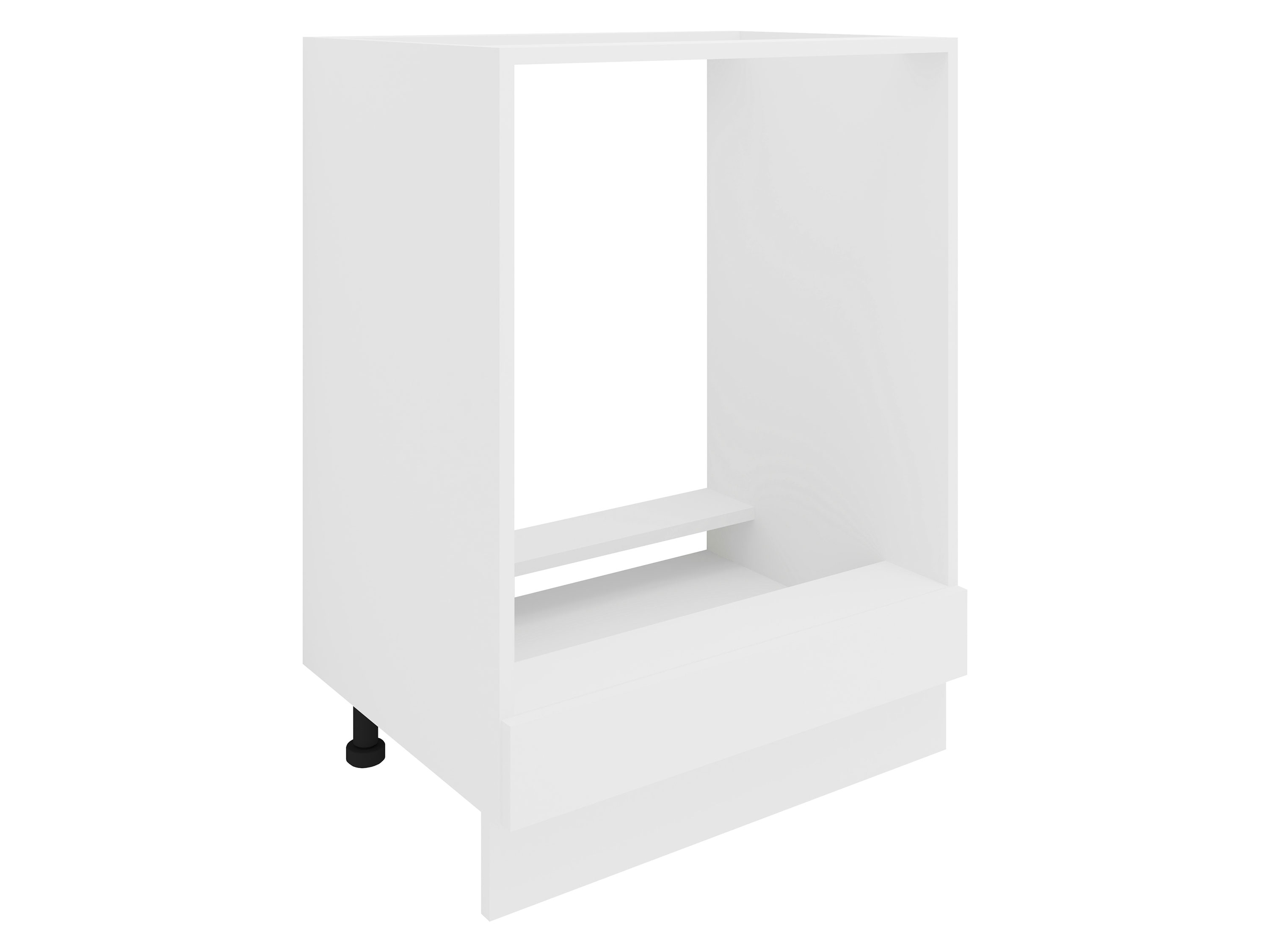 VCM Szafka dolna Esilo Szafka kuchenna, Biały/ biały, Na piekarnik