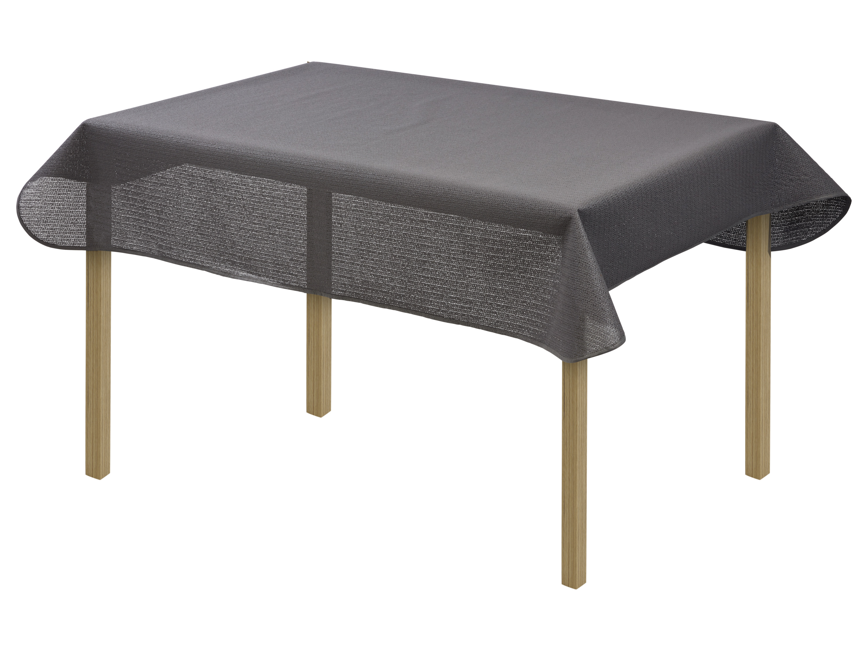 Livarno home Obrus ogrodowy, 130 x 160 cm kątowy drobny, Szary