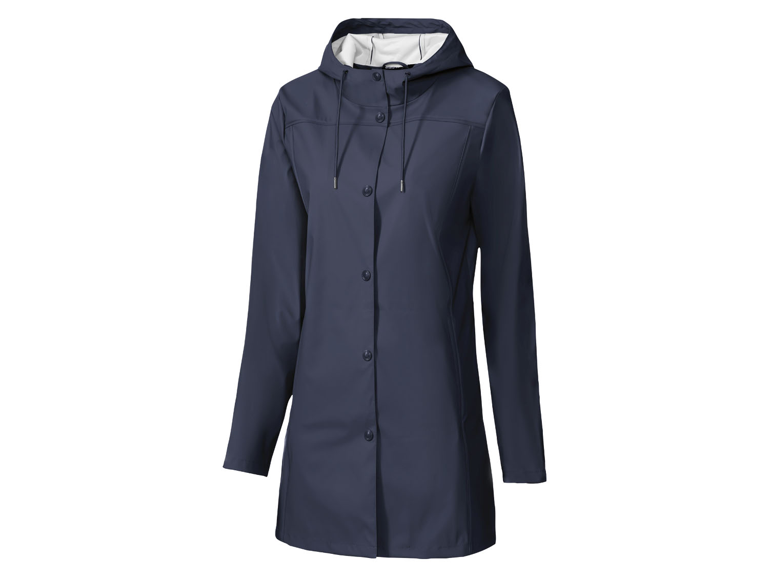 Crivit Parka przeciwdeszczowa damska, wiatro- i wodoodporna Granatowy, XS 32-34