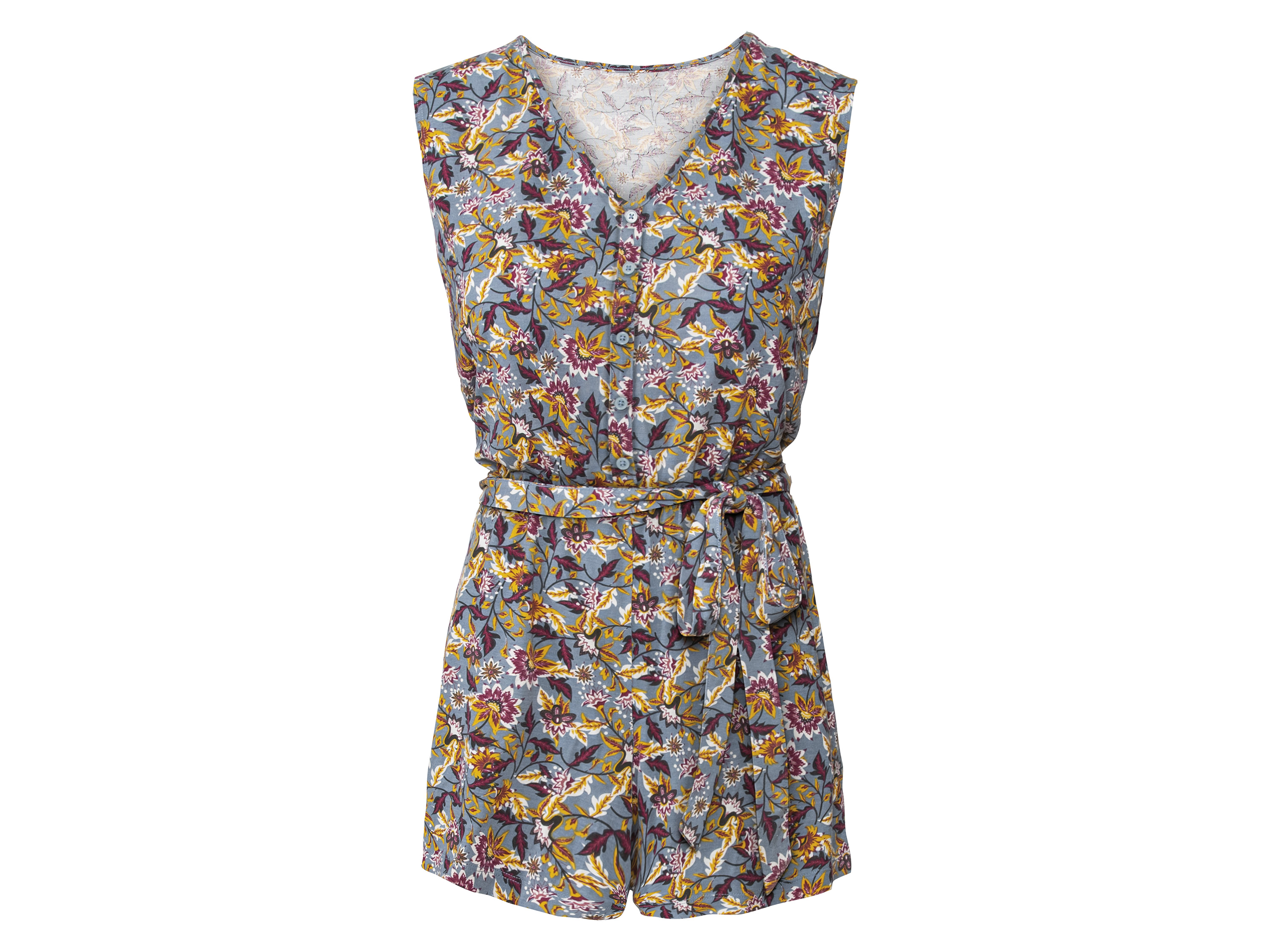 esmara Kombinezon damski Niebieski we wzory, S 36/38