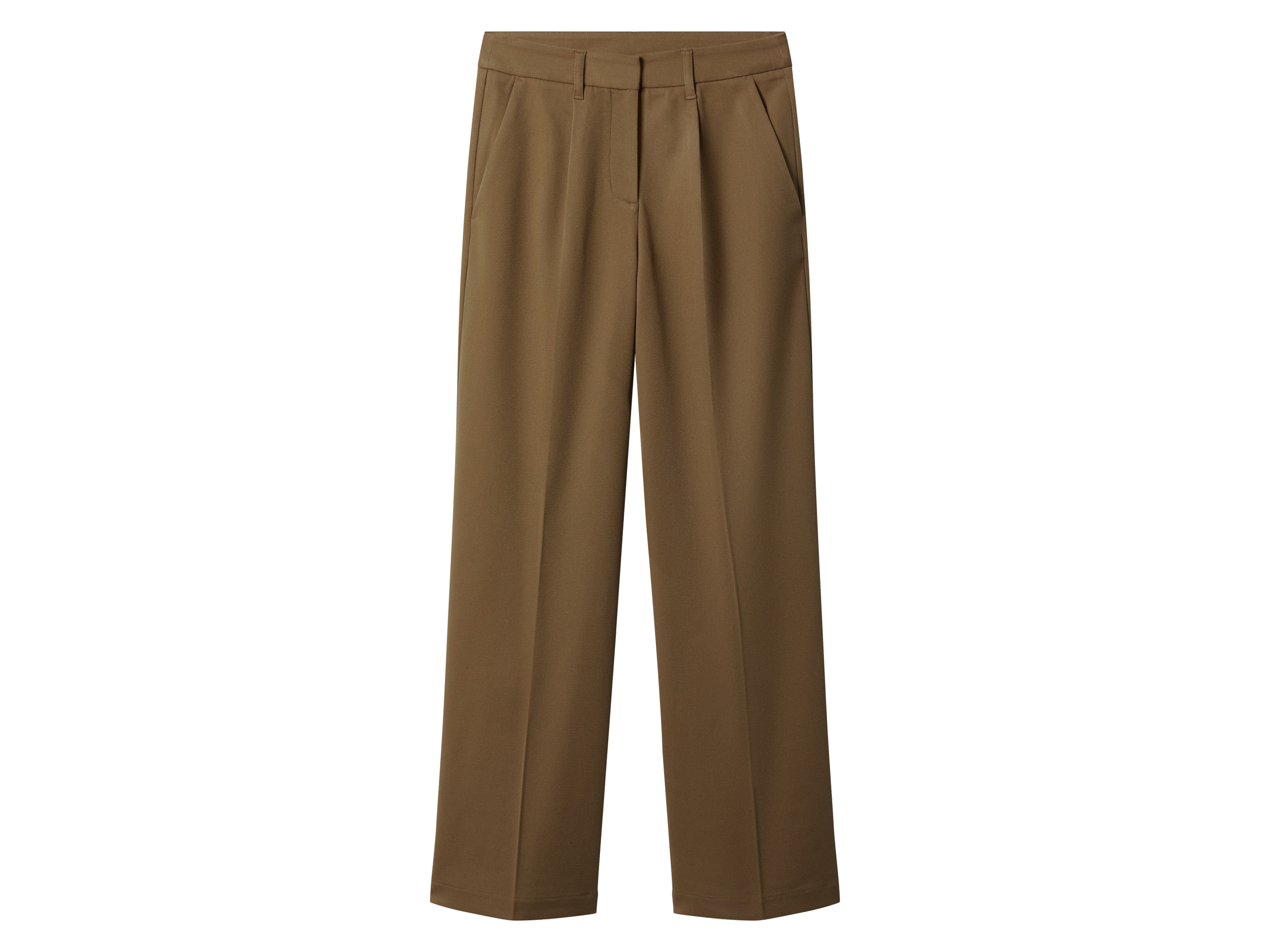 esmara Spodnie damskie z szerokimi nogawkami Oliwkowy, 46