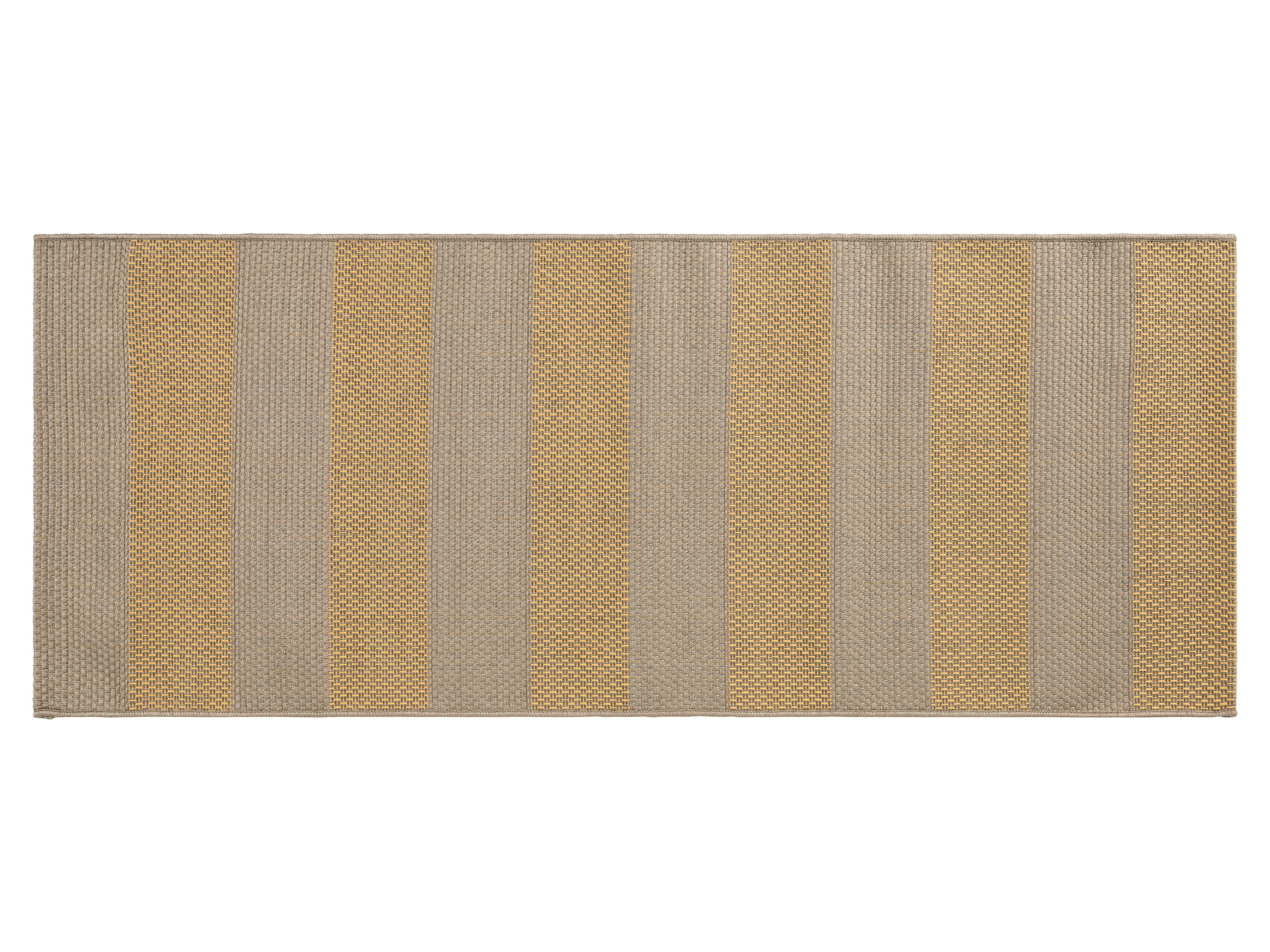 Livarno home Dywan zewnętrzny, 80 x 200 cm Beżowy/ żółty