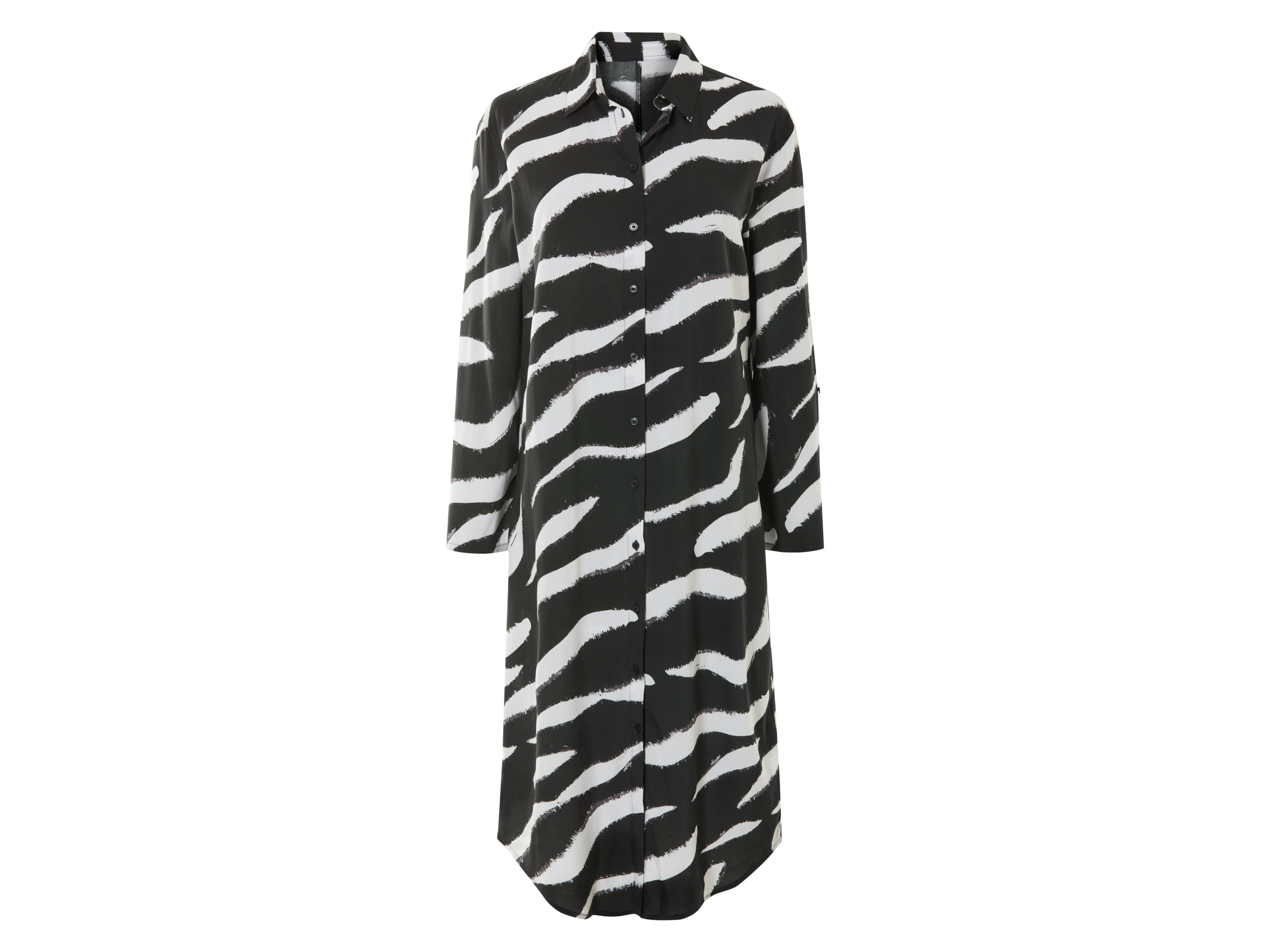 esmara Sukienka szmizjerka damska Wzór/ czarny/ biały, 36