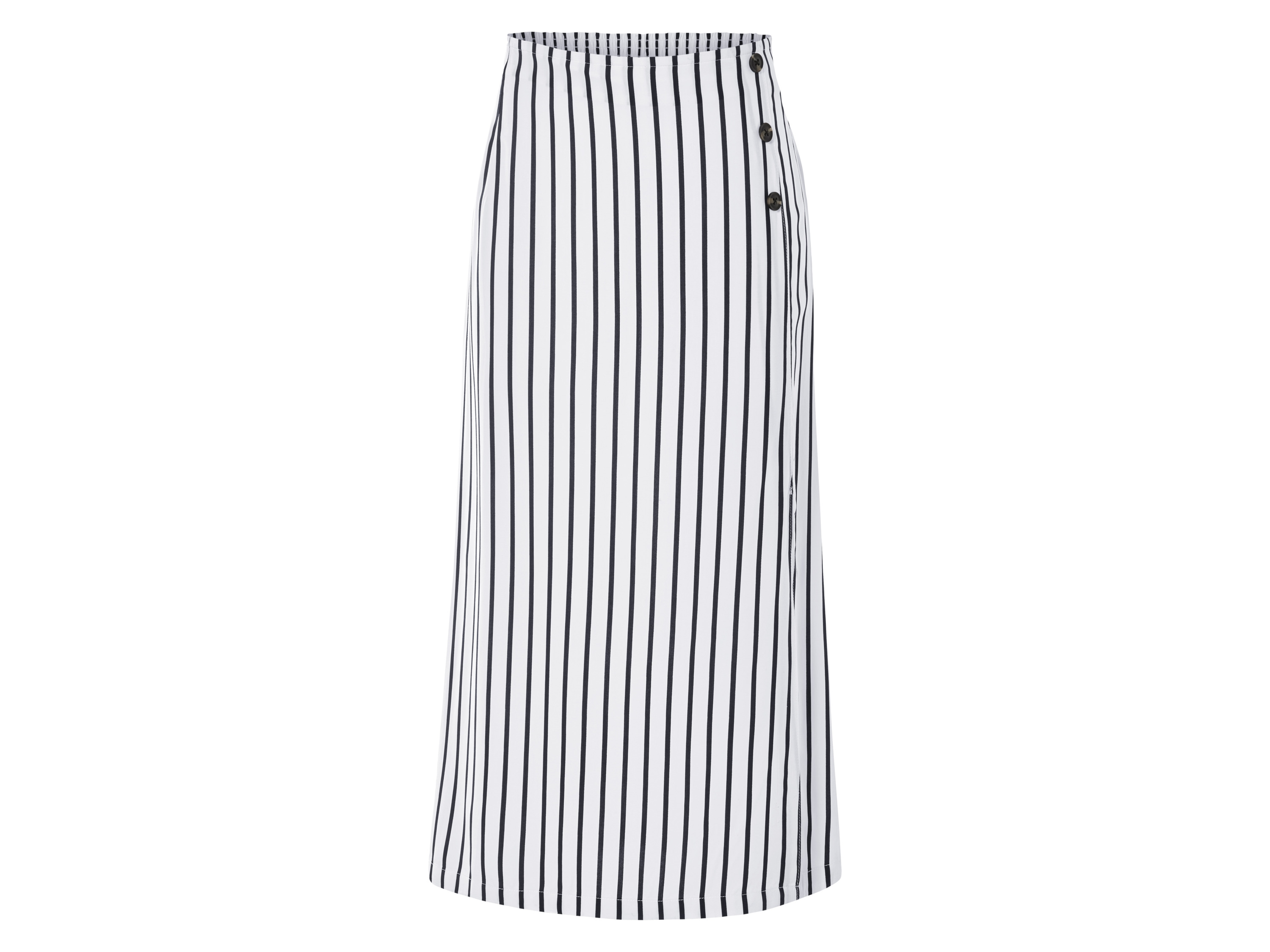 esmara Spódnica midi damska z rozcięciem W paski, L44/46
