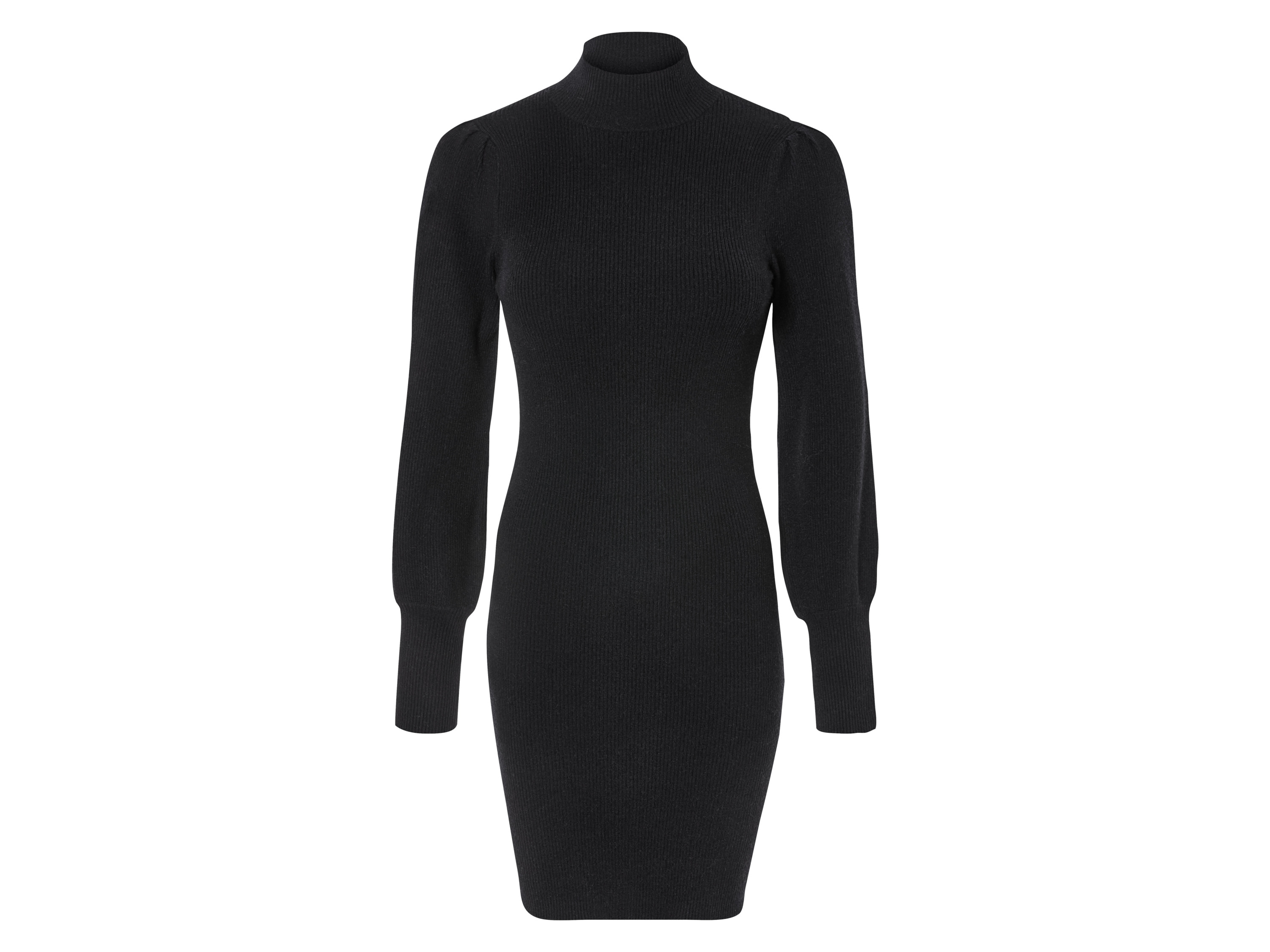 esmara Sukienka damska z dzianiny Czarny, M40/42