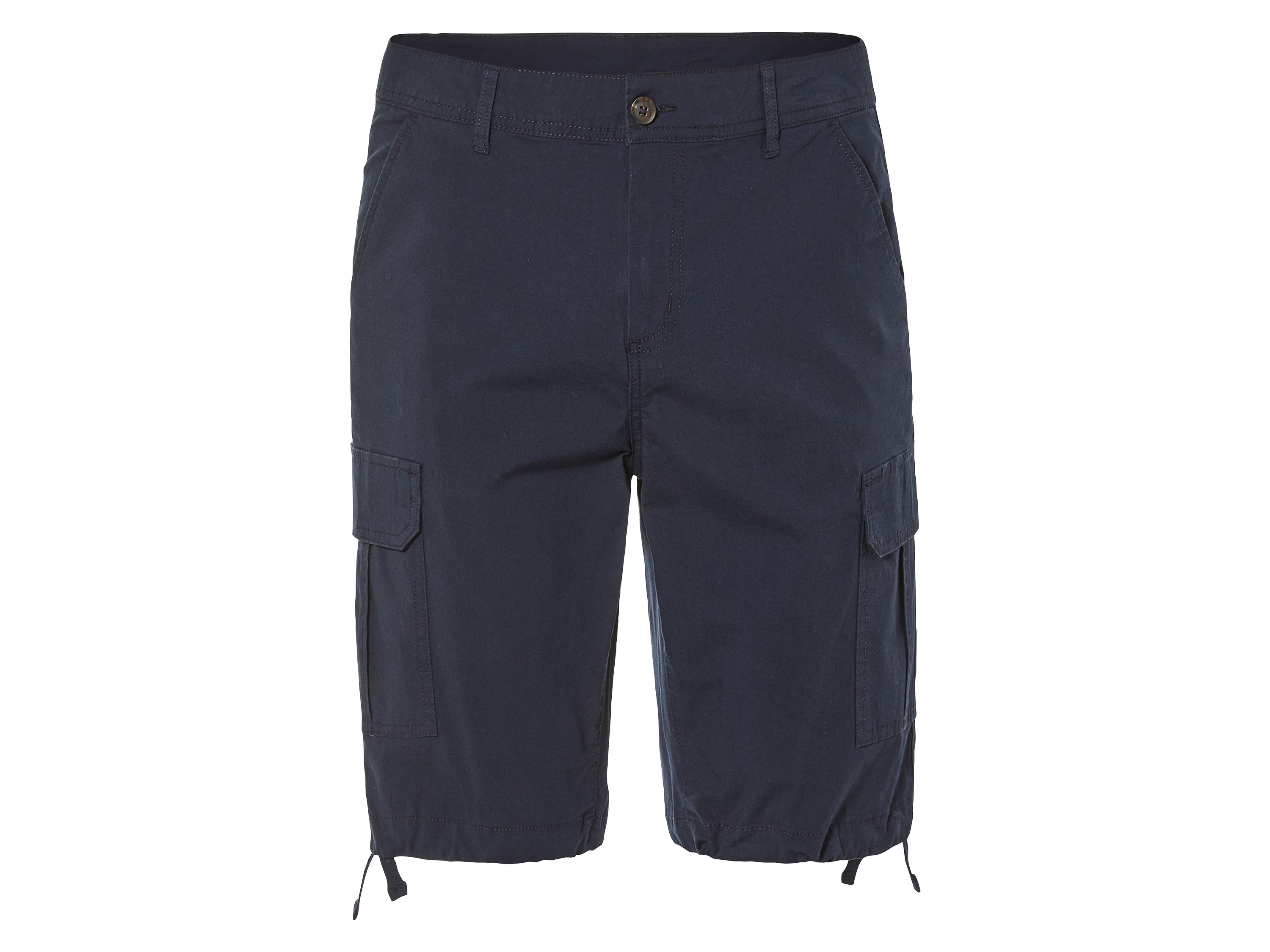 Livergy Bermudy męskie cargo z bawełną 56, Ciemnoniebieski