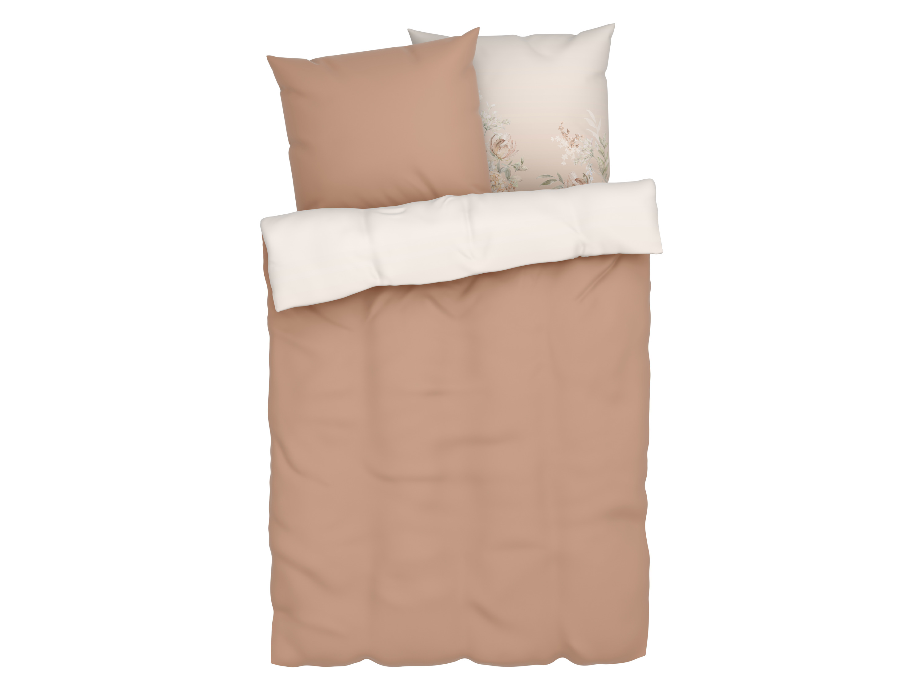 Livarno home Pościel z bawełny satynowej, 220 x 200 cm Różowy