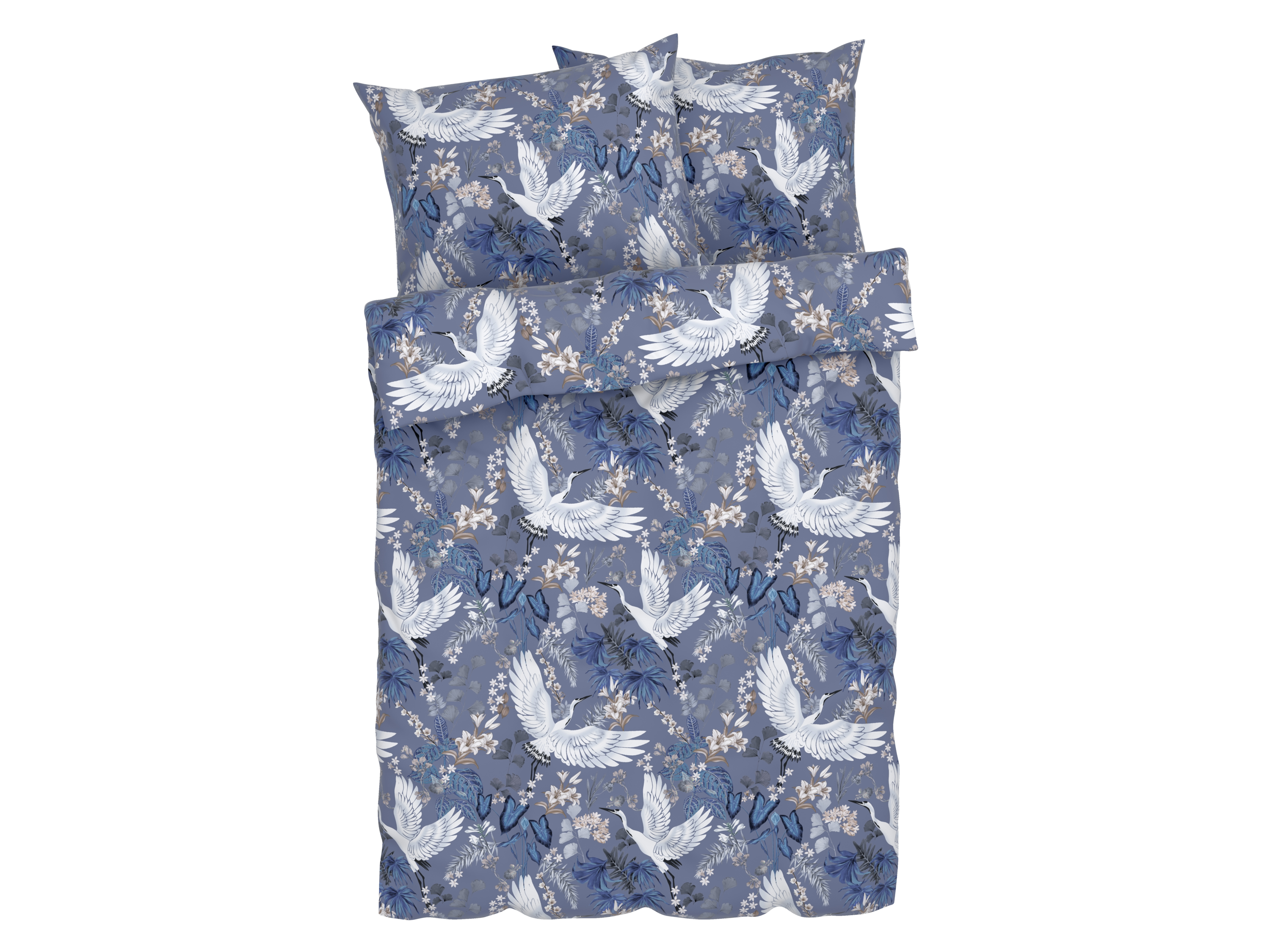 Livarno home Pościel z mikrofibry satynowej, 160 x 200 cm Ptak