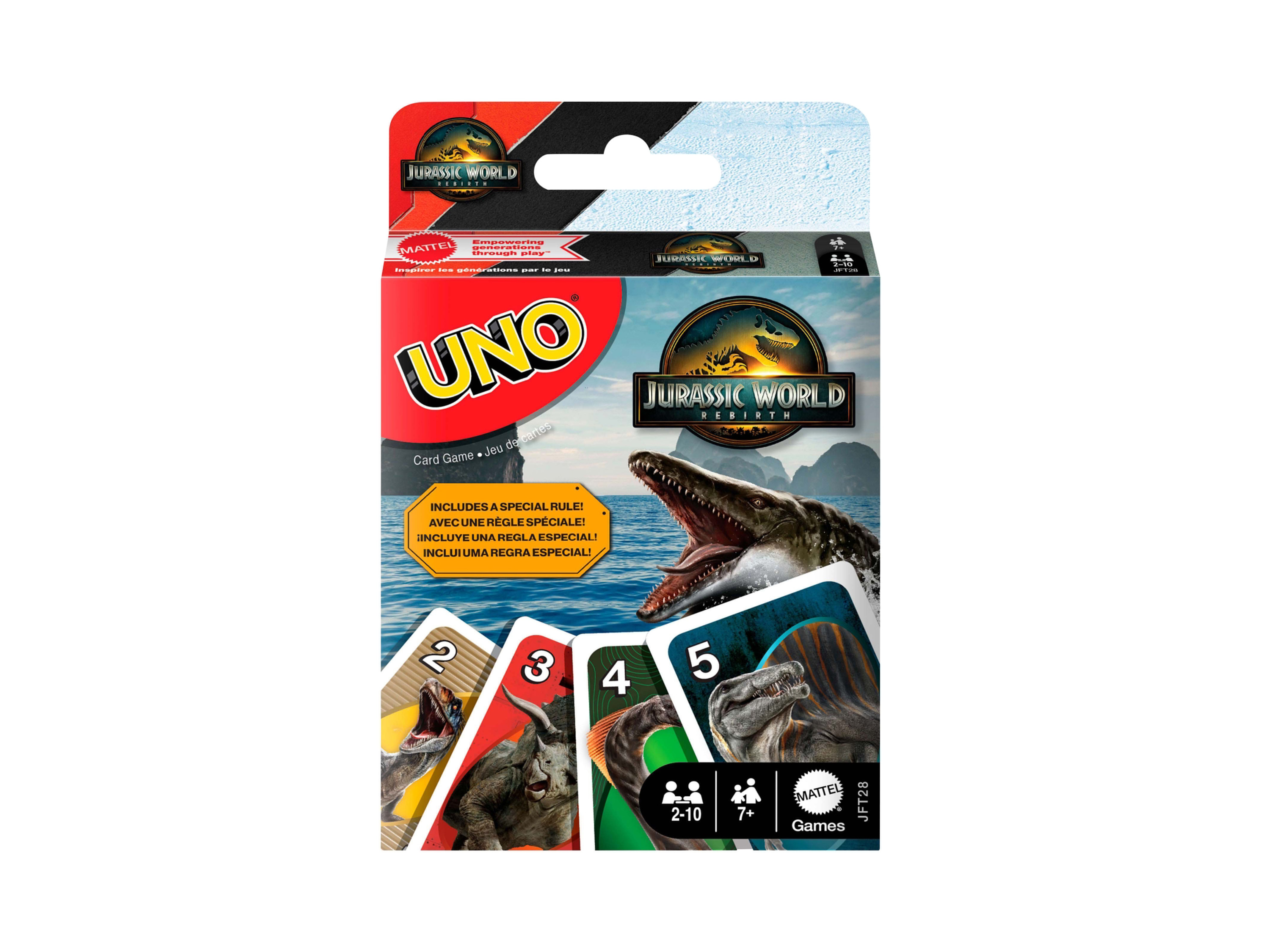 UNO Karty do gry Jurassic World 4