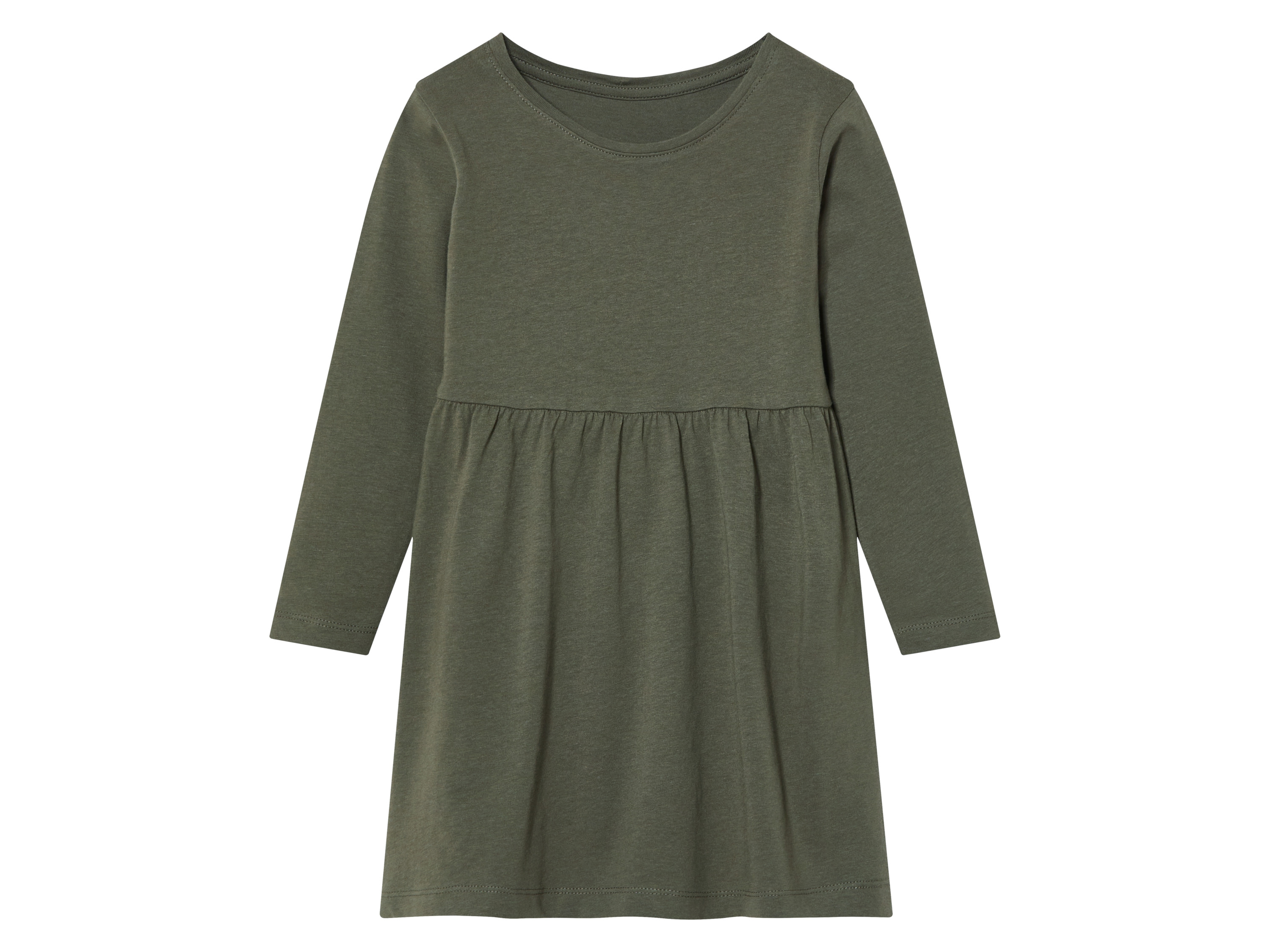 lupilu Sukienka dziecięca z bawełną Ciemnozielony, 98/104