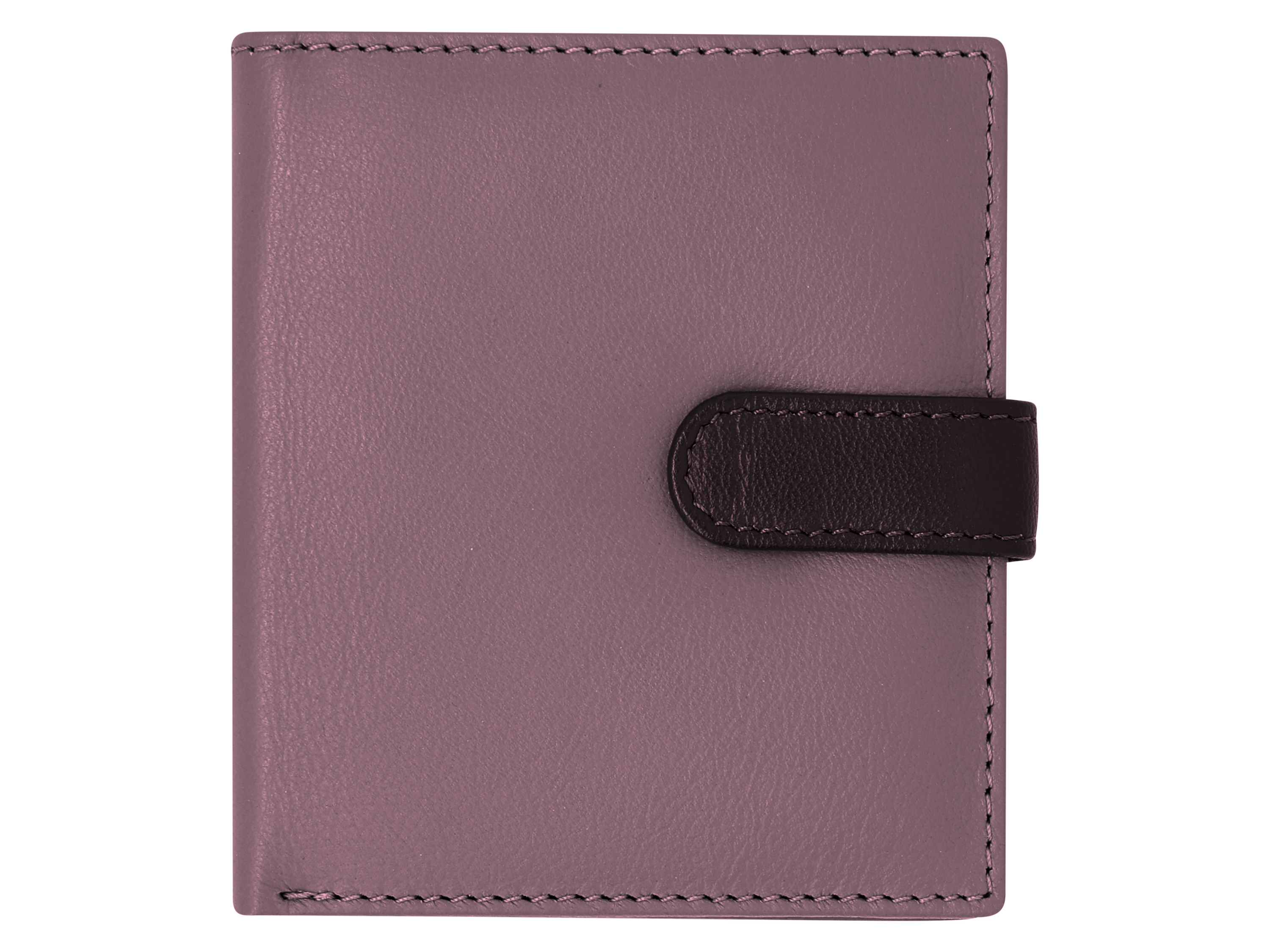 esmara Portfel skórzany premium damski Malinowy