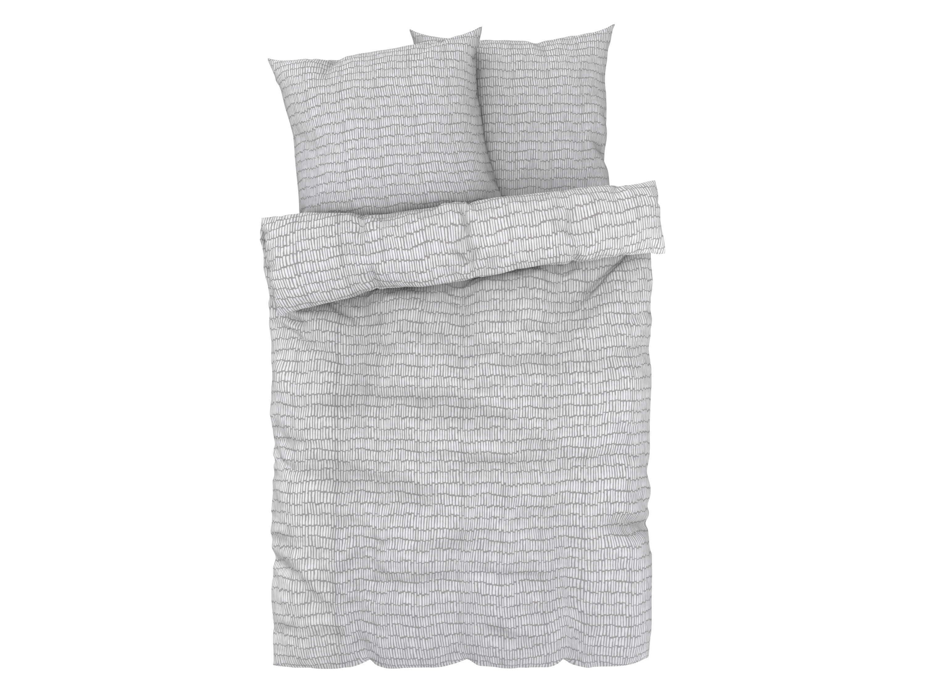 Livarno home Pościel, 220 x 200 cm Szary/biały