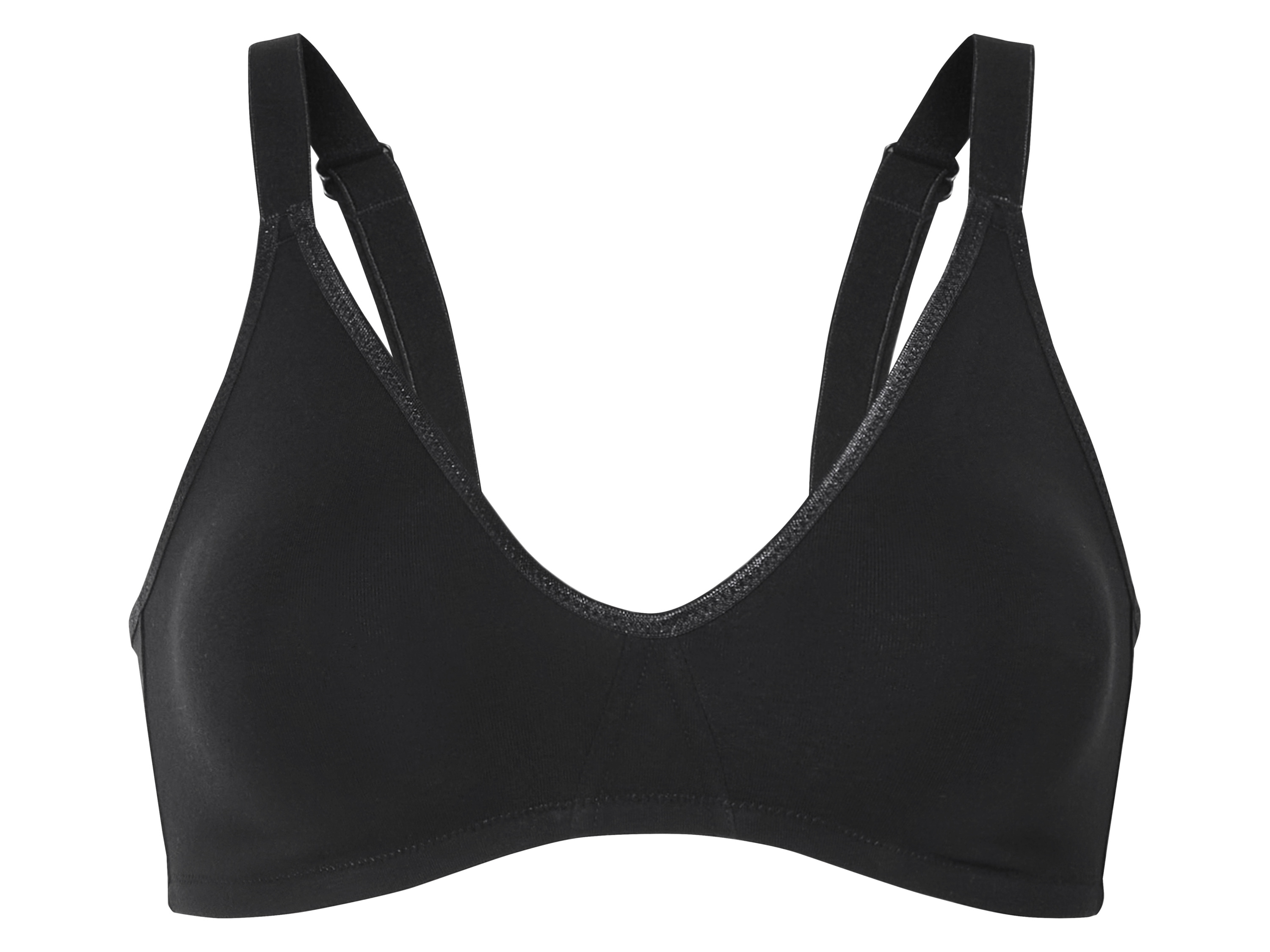 esmara Biustonosz miękki bez fiszbin Czarny, 80C