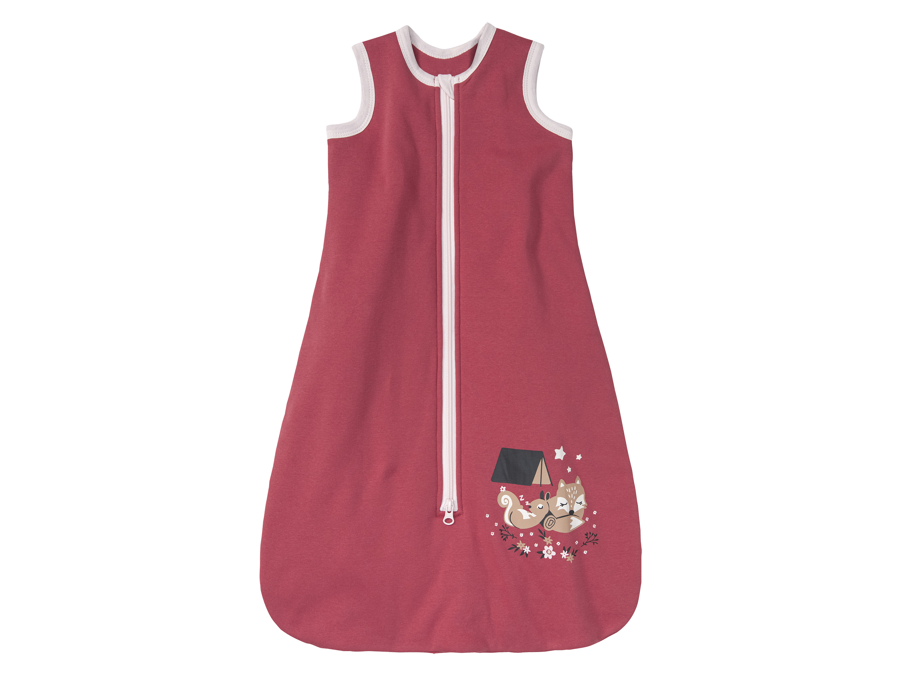 lupilu Śpiworek niemowlęcy z bawełną organiczną 70, Różowy
