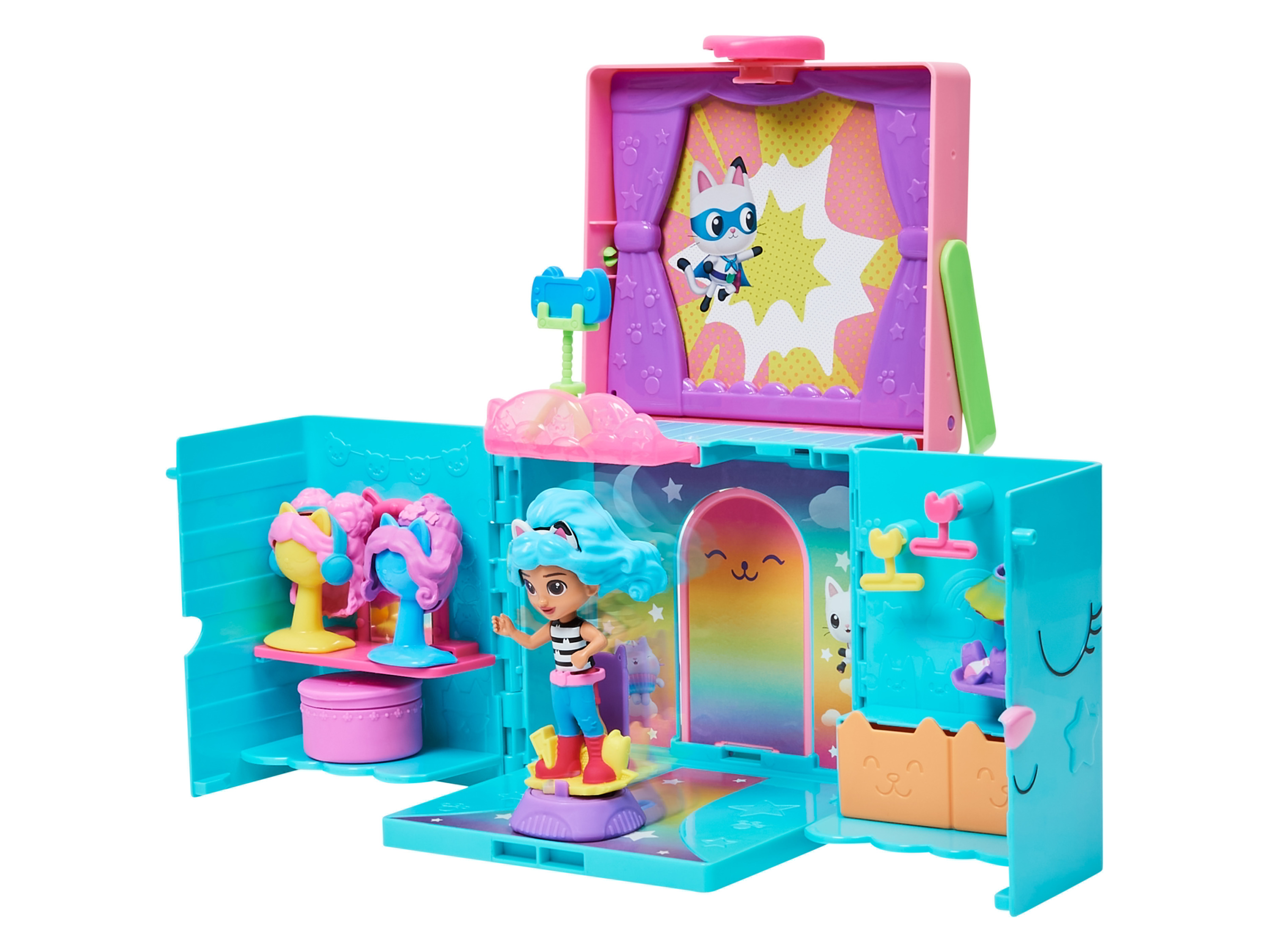 Gabby ́s Dollhouse Tęczowa szafa z kolekcji Koci Domek Gabi