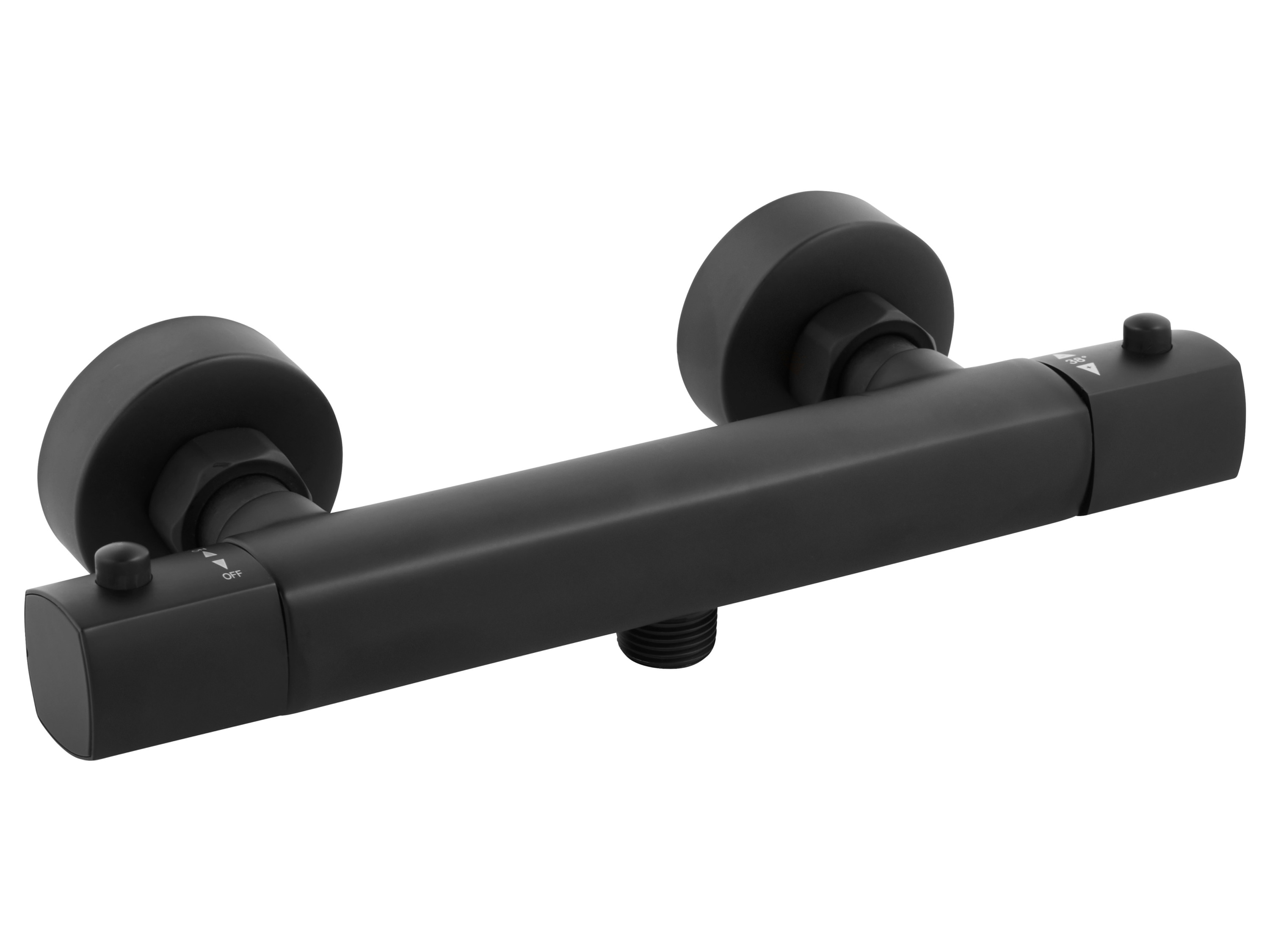 Livarno home Termostatyczna bateria prysznicowa lub wannowa Bateria prysznicowa, Czarny