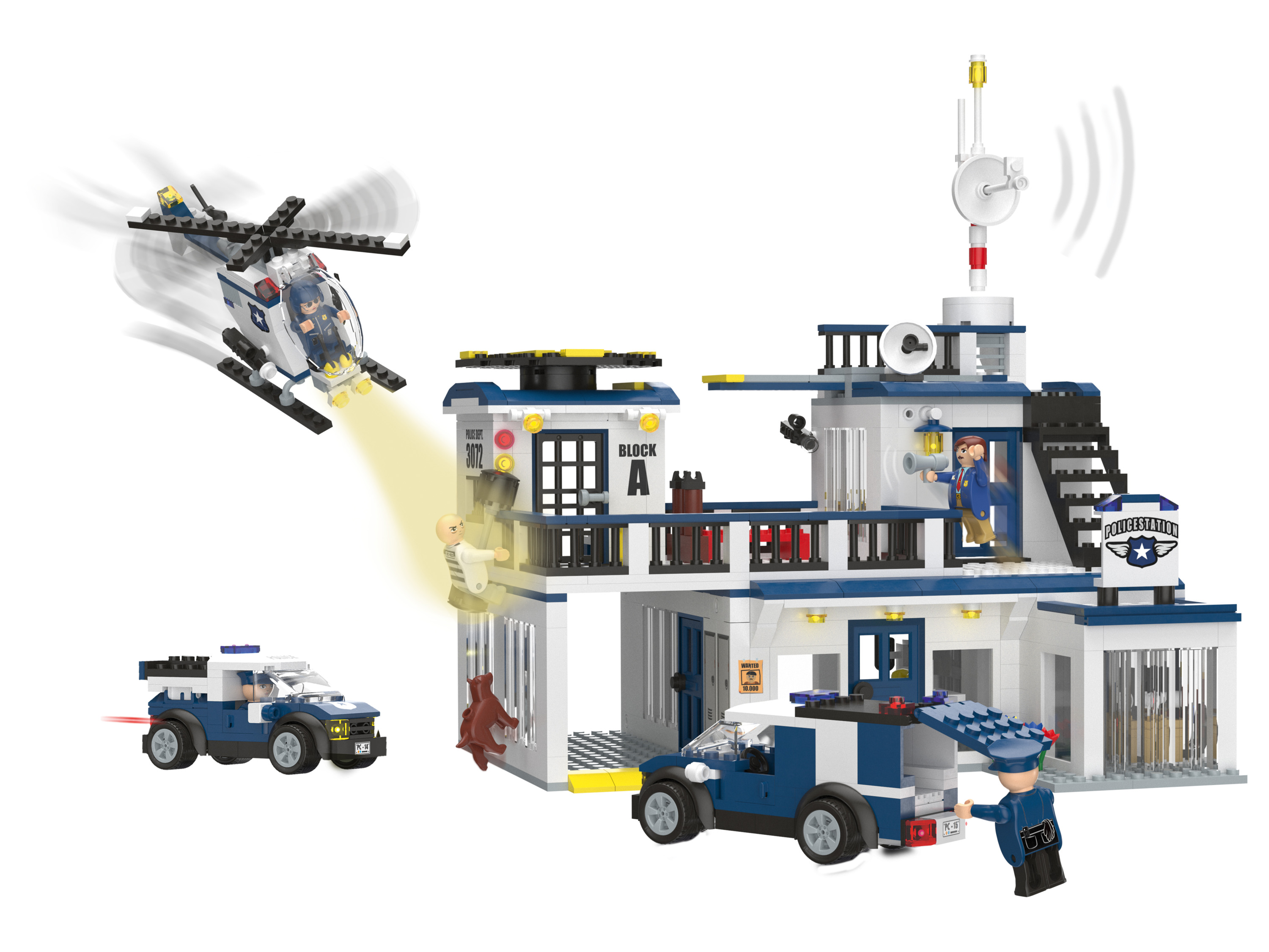 lupilu Zestaw do zabawy Clippys L Komisariat policji