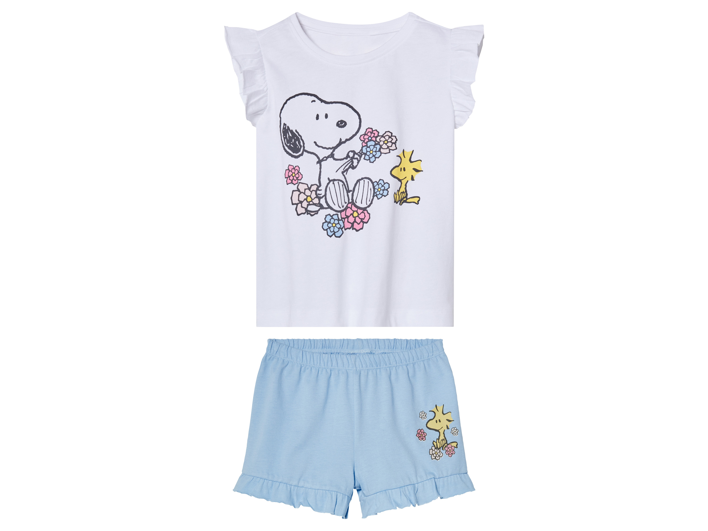 Piżama dziecięca z bawełny Snoopy, 110/116