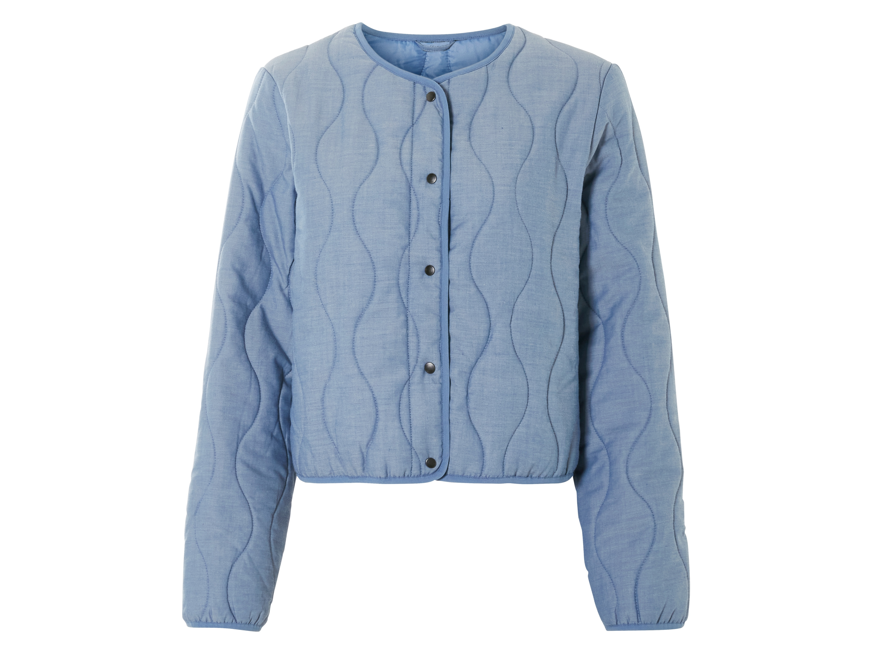 esmara Kurtka pikowana damska Niebieski, XS 32/34