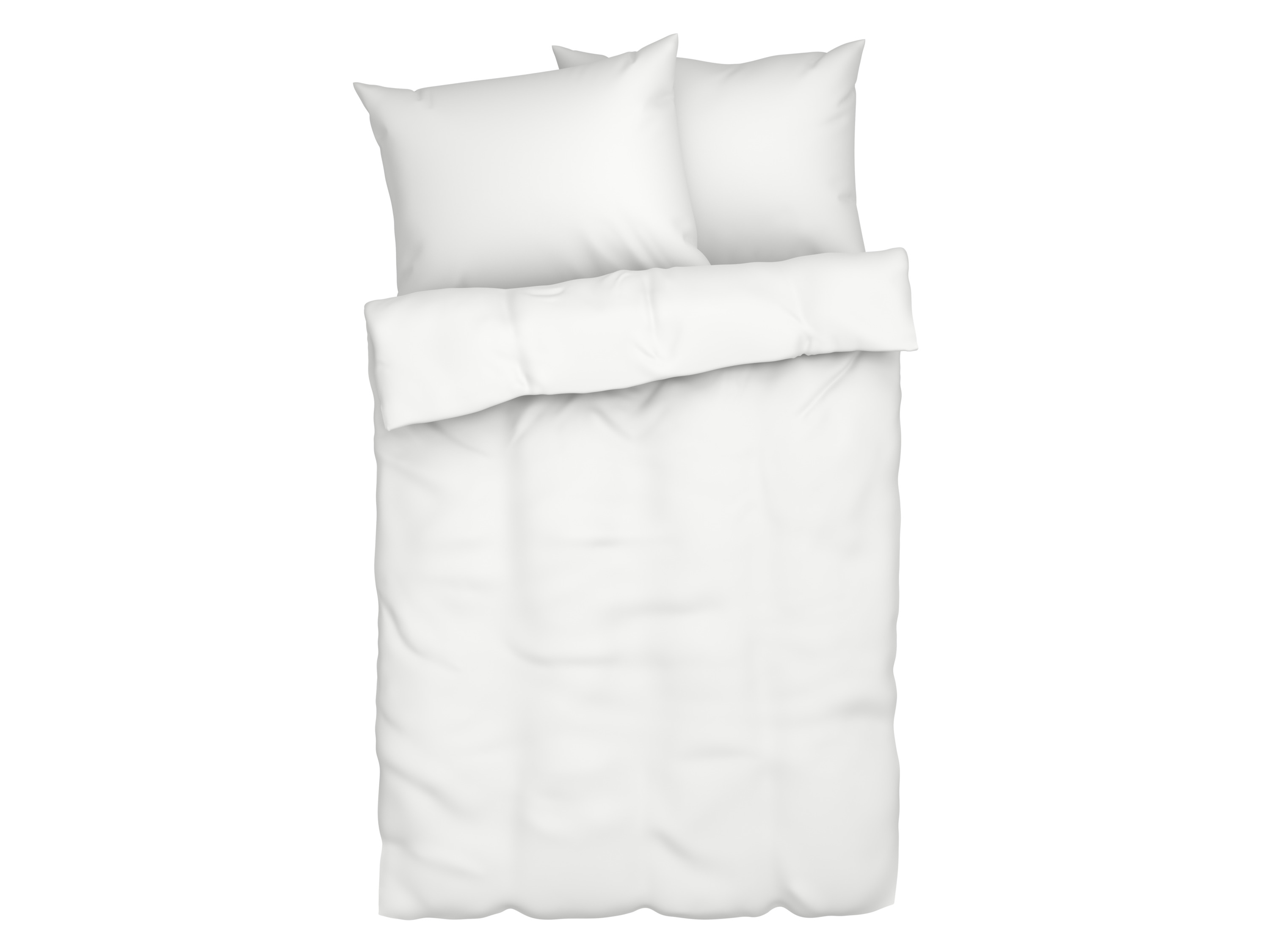 Livarno home Pościel z bawełny muślinowej, 160 x 200 cm Biały