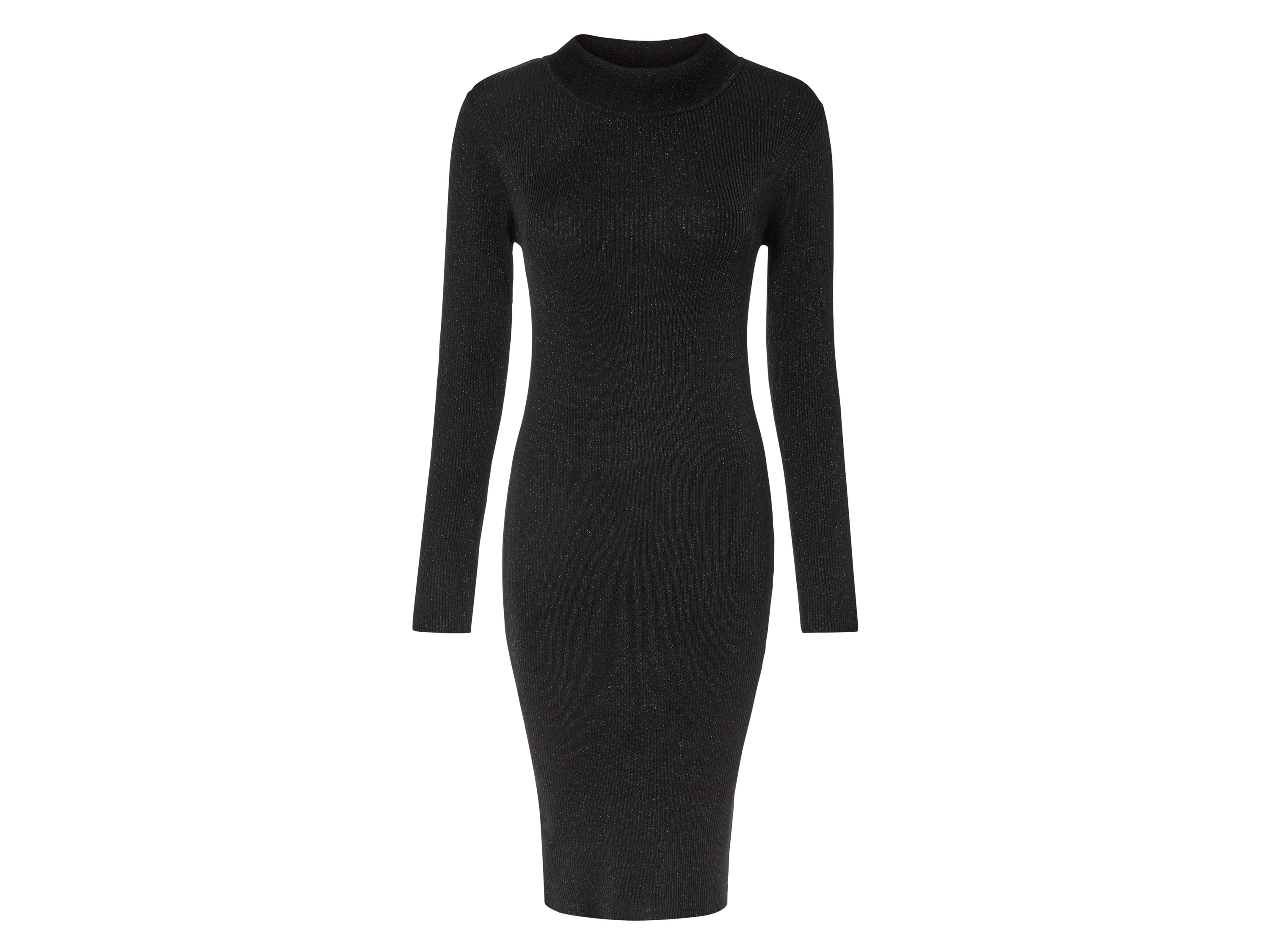 esmara Sukienka damska z dzianiny L 44/46, Czarny