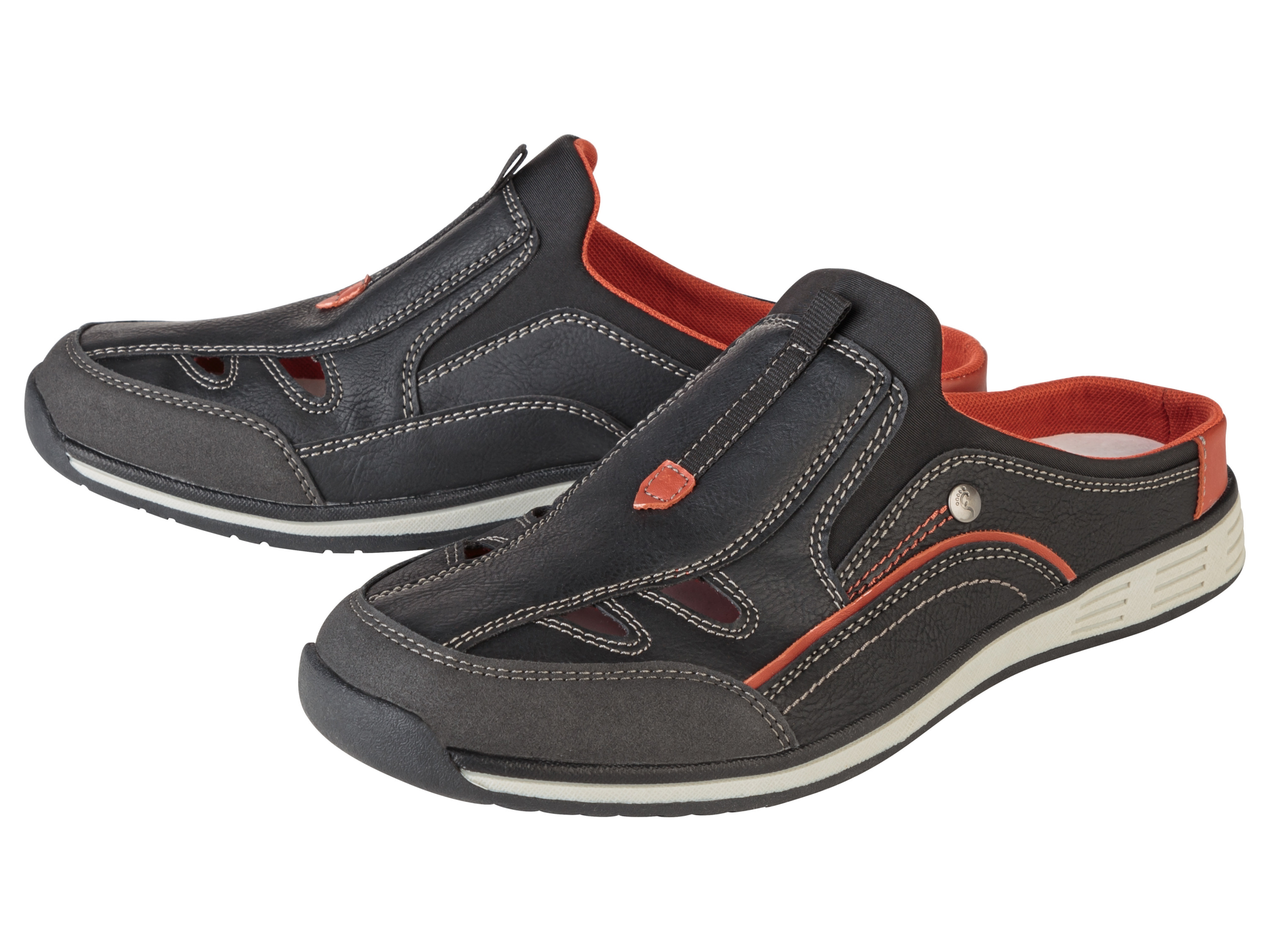 Półbuty wsuwane męskie Czarny, 44