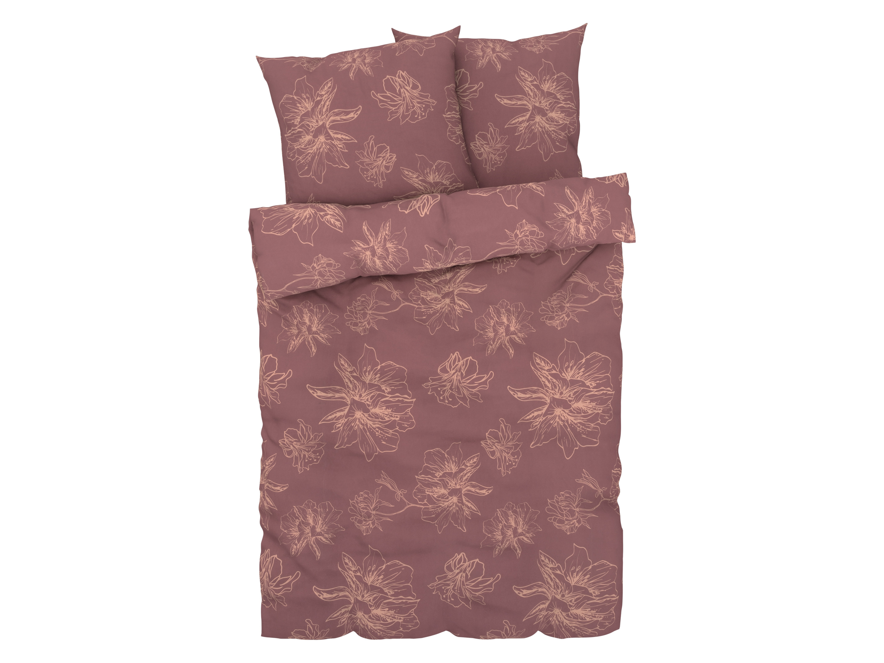 Livarno home Pościel renforcé, 160 x 200 cm Brązowy/miedziany