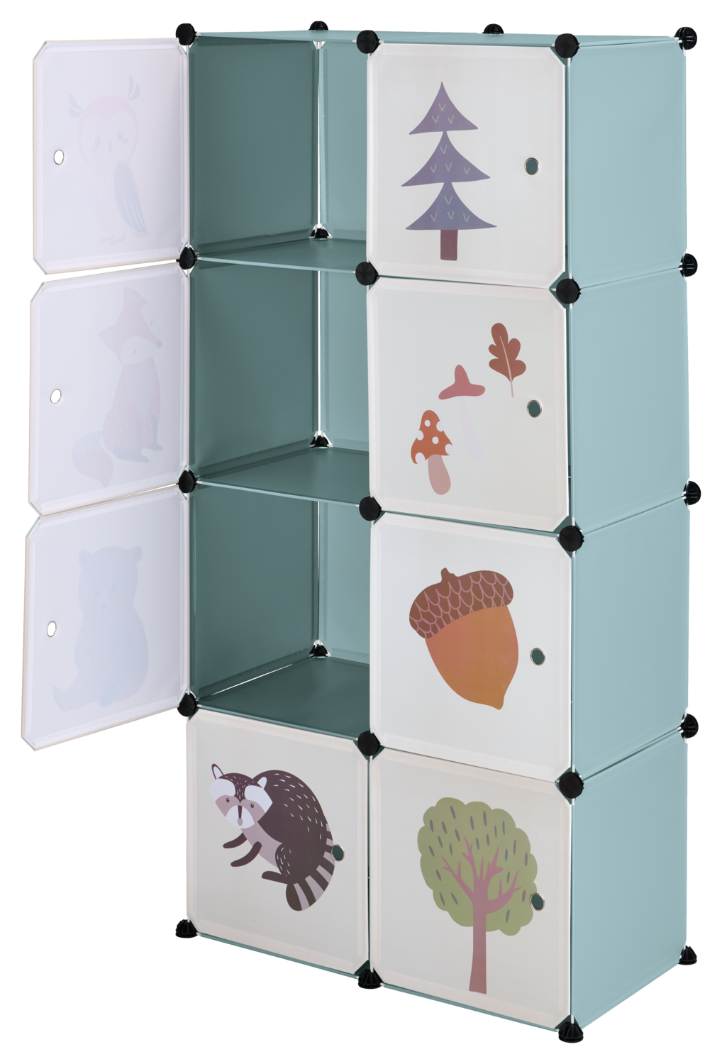 Livarno Regał dziecięcy z 8 przegródkami Lis
