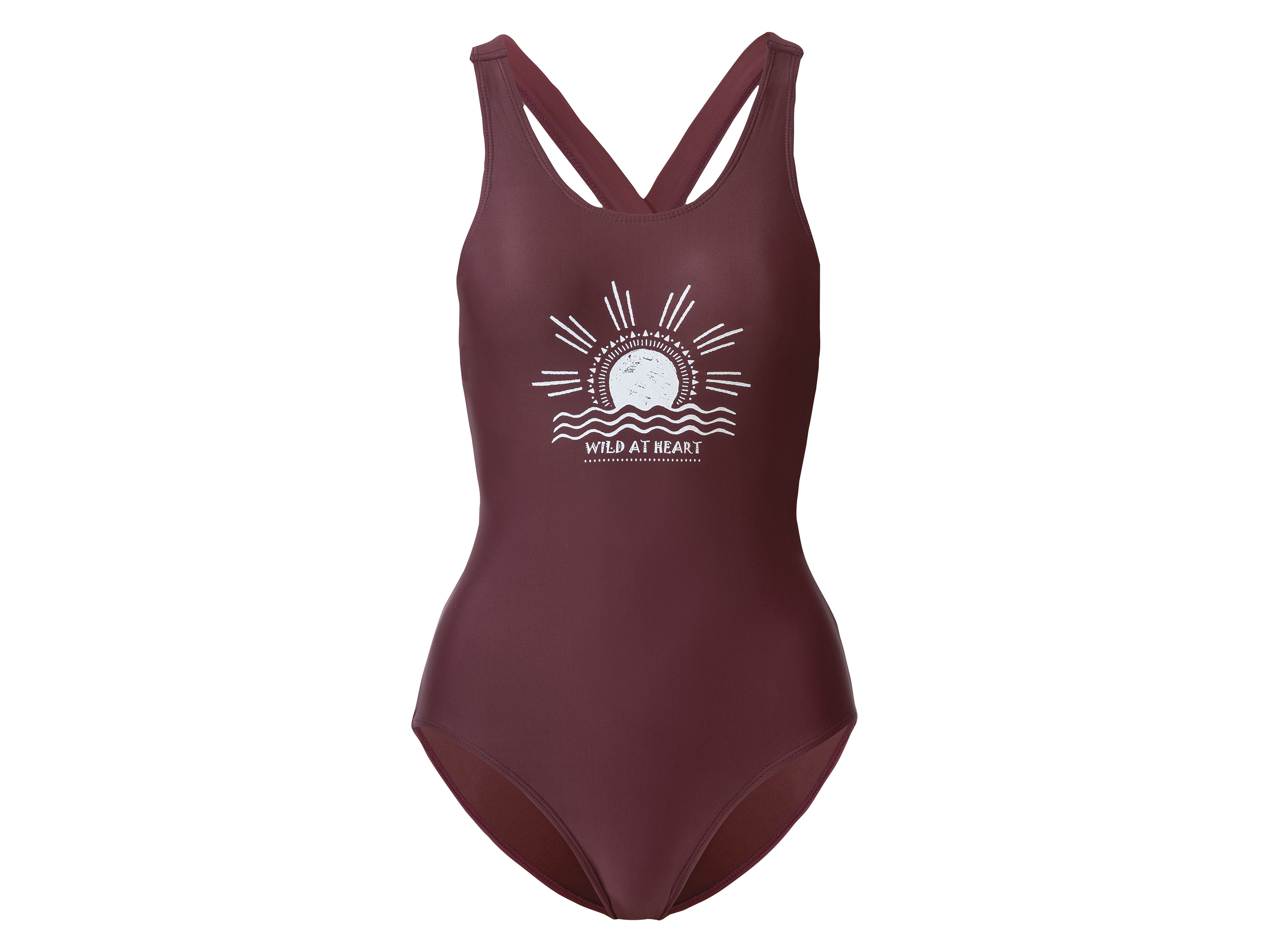 esmara Strój kąpielowy damski 36, Bordowy