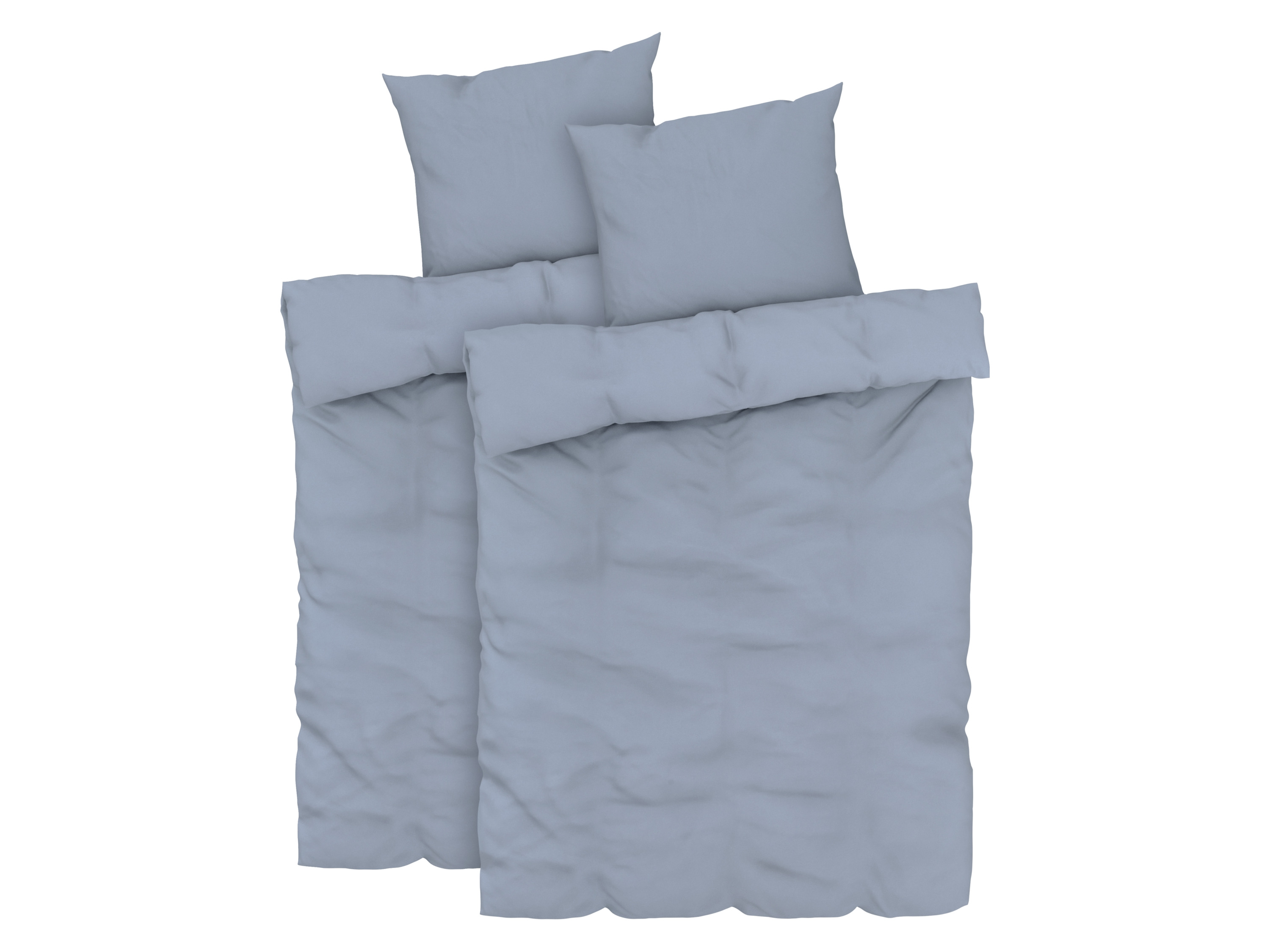 Livarno home Pościel z mikrofibry satynowej, 140 x 200 cm Niebieski