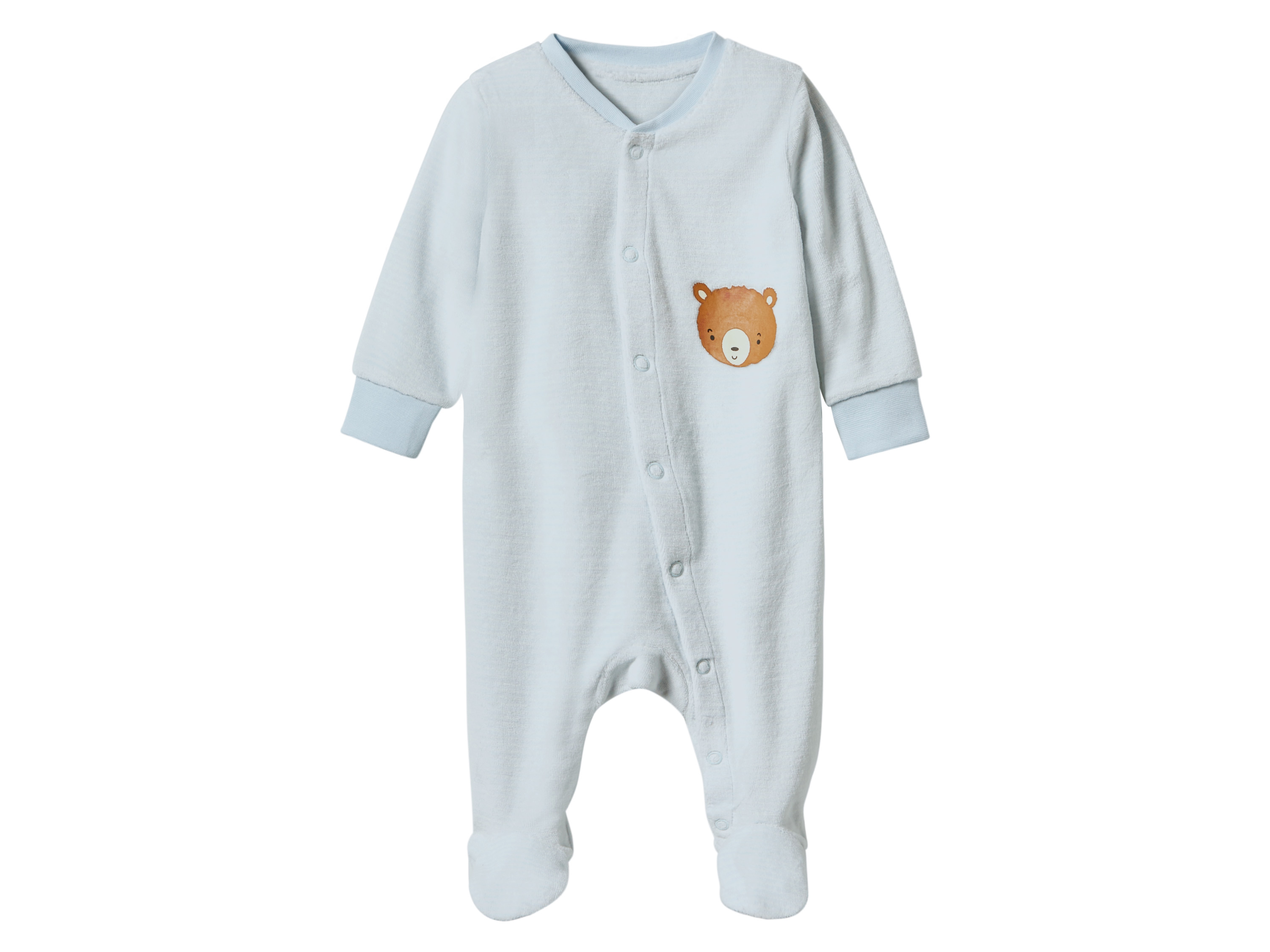 lupilu Pajacyk niemowlęcy z biobawełną Jasnoniebieski, 62/68