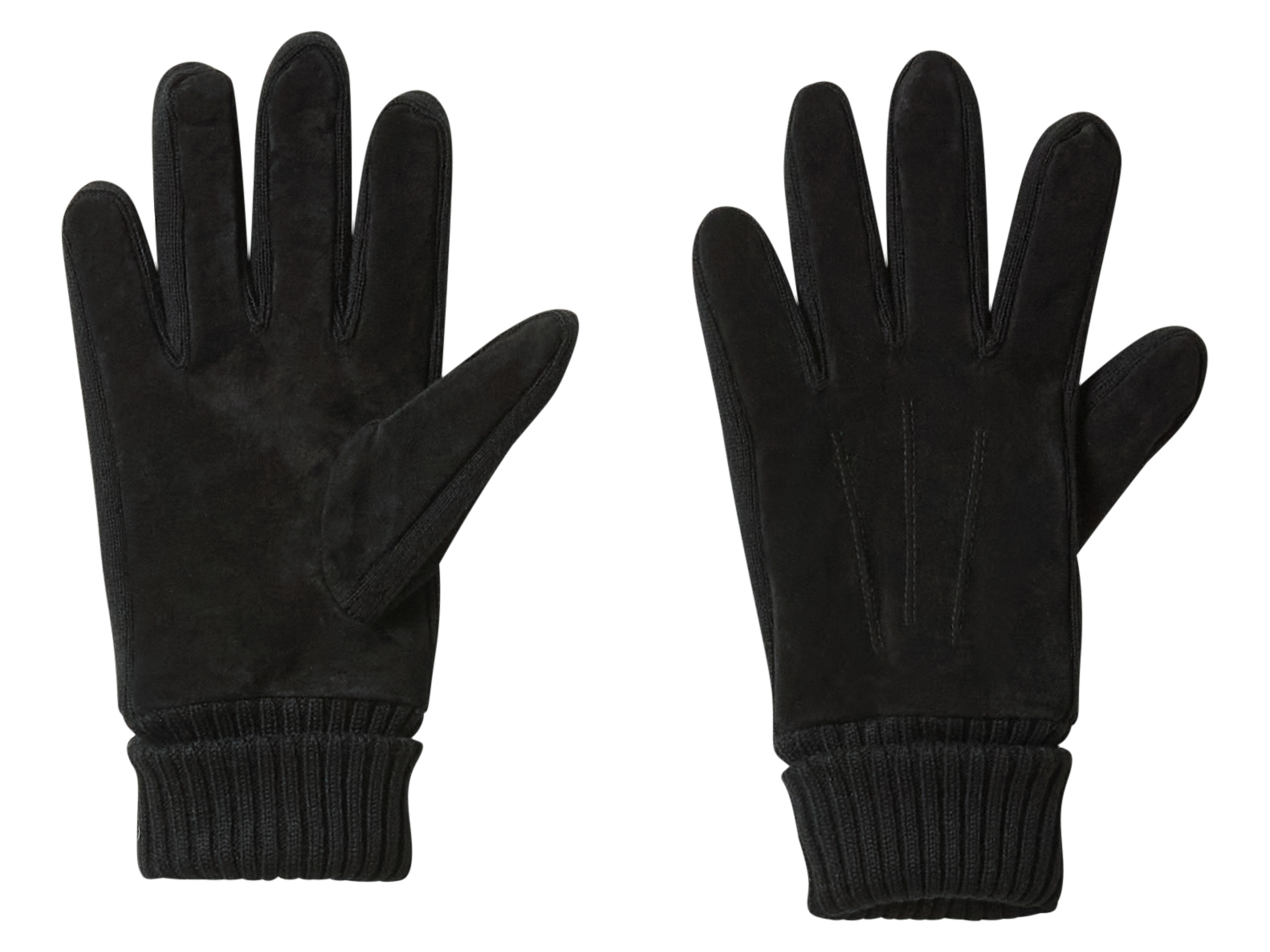 esmara Rękawiczki skórzane męskie Skóra zamszowa, 8,5