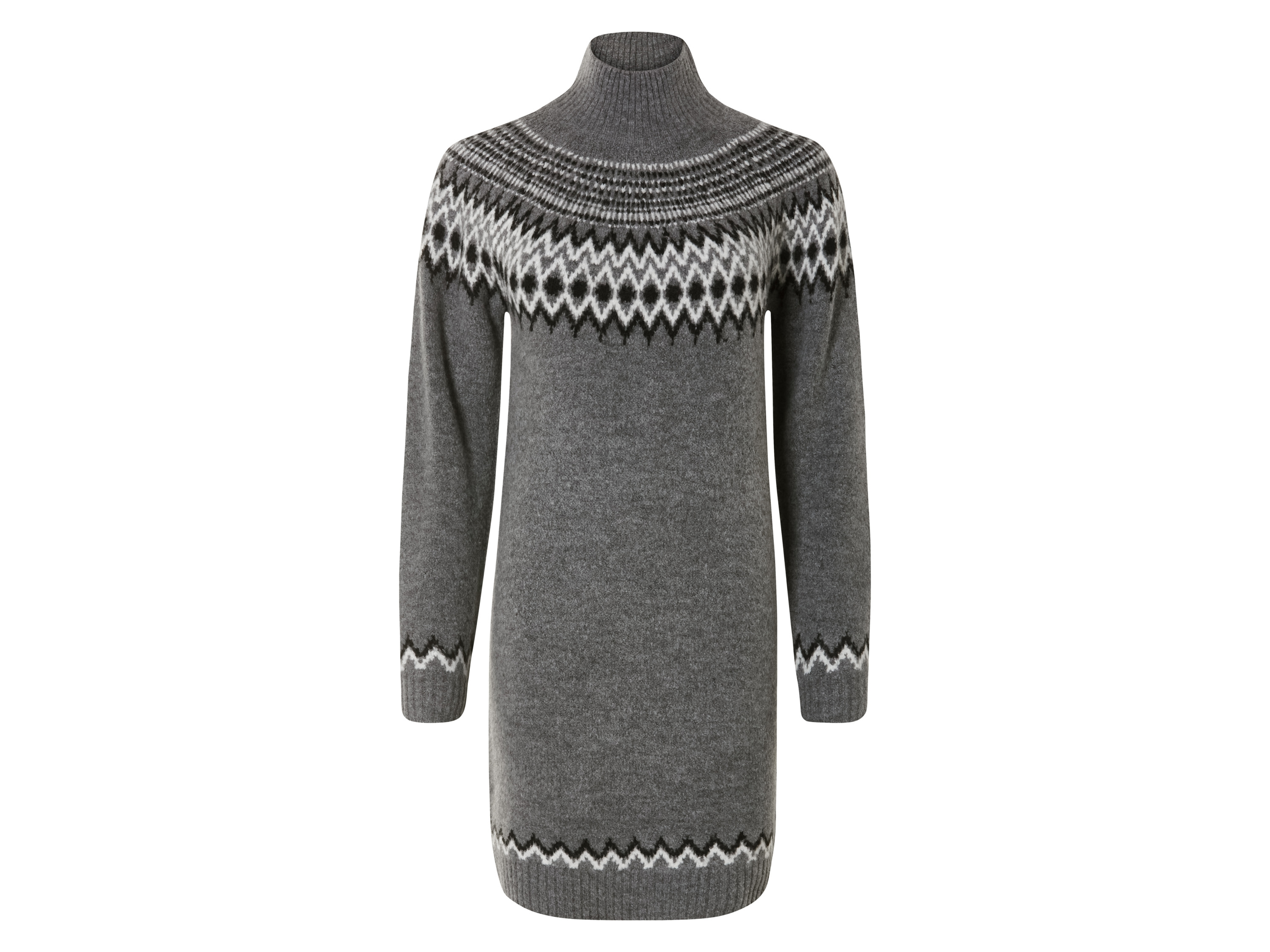 esmara Sukienka damska z dzianiny Szary, S36/38