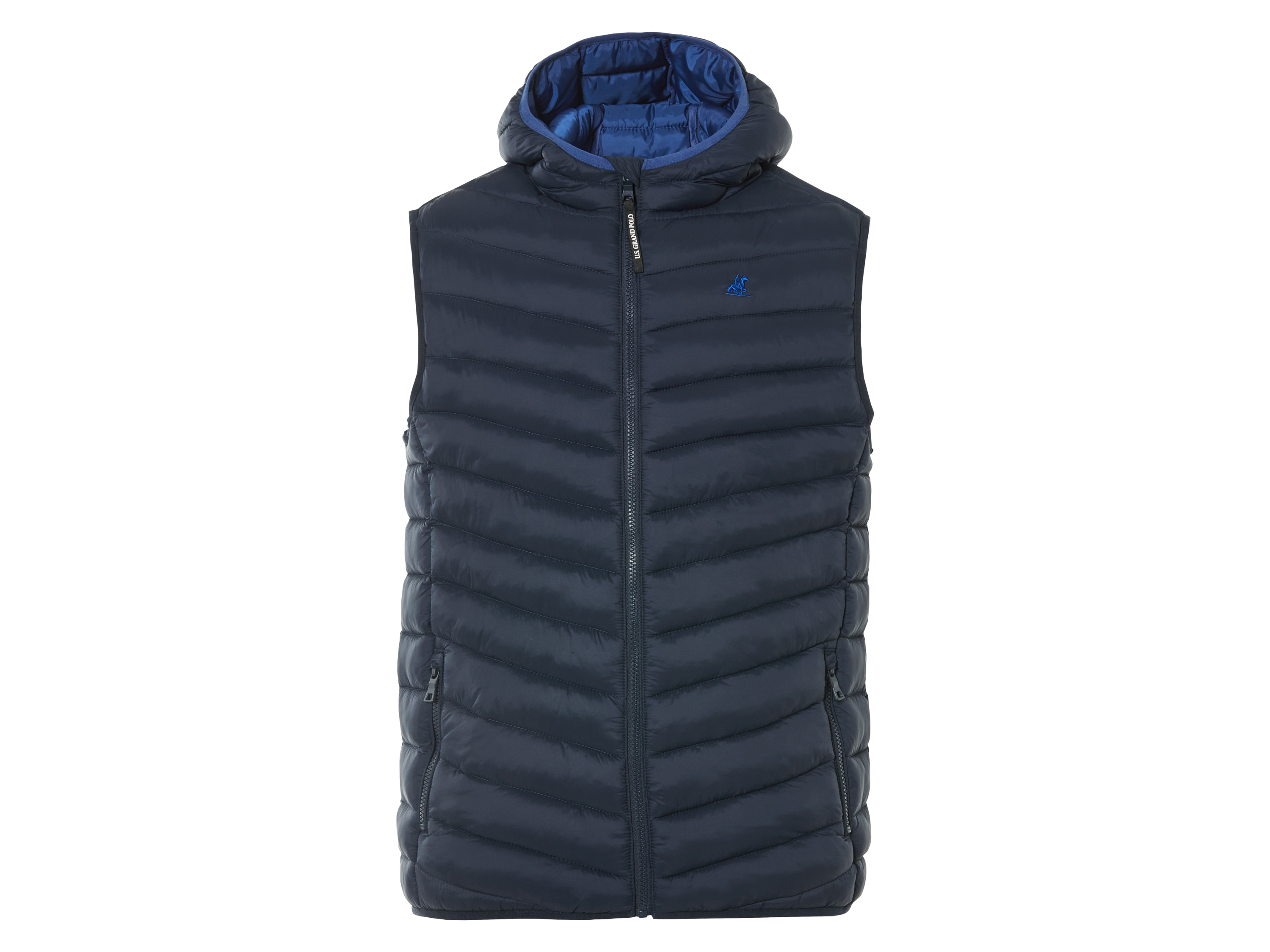 Livergy Kamizelka męska pikowana U.s. Grand Polo Granatowy, M 48/50