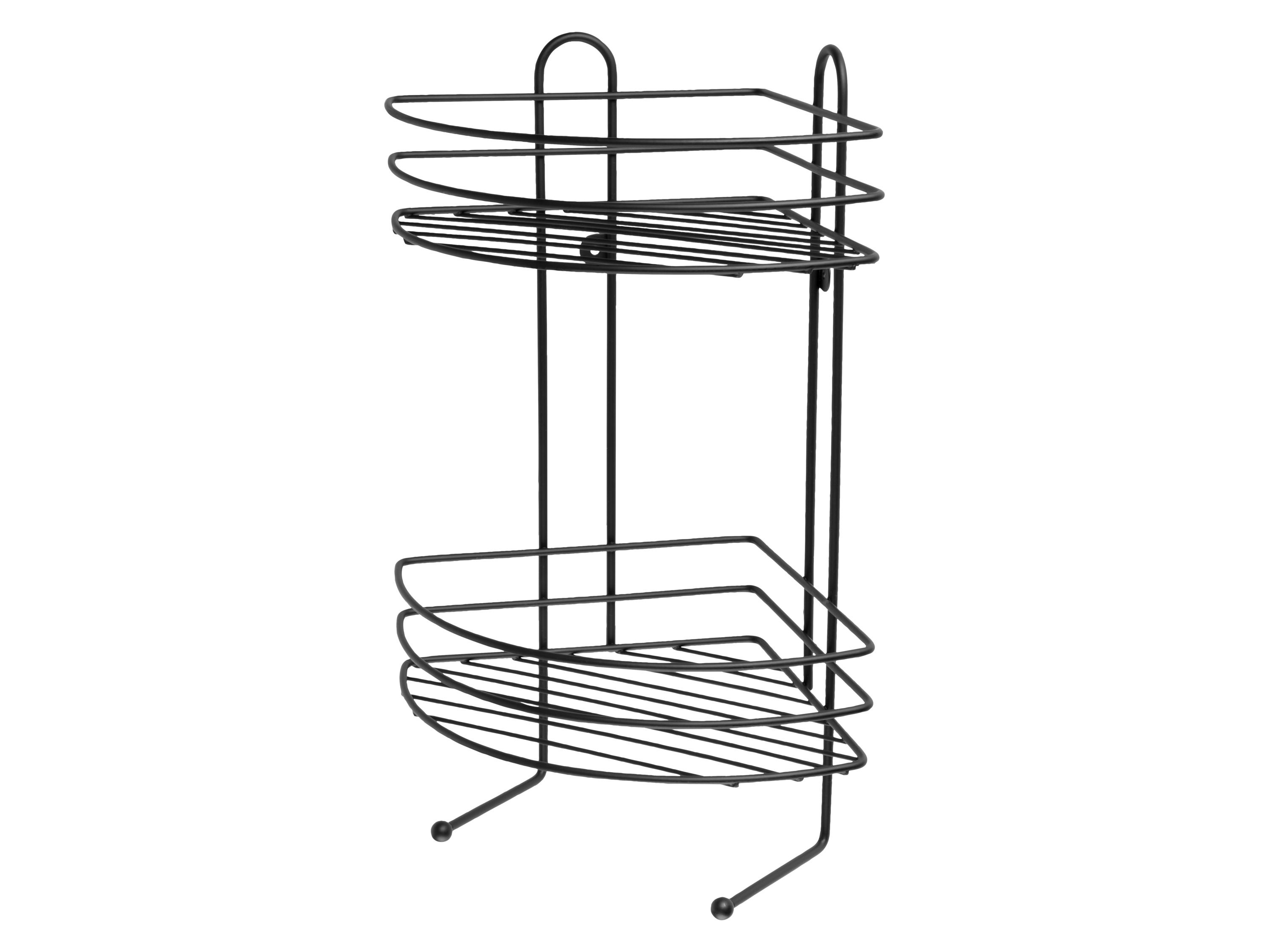 Livarno home Półka prysznicowa Kwadratowy/ czarny