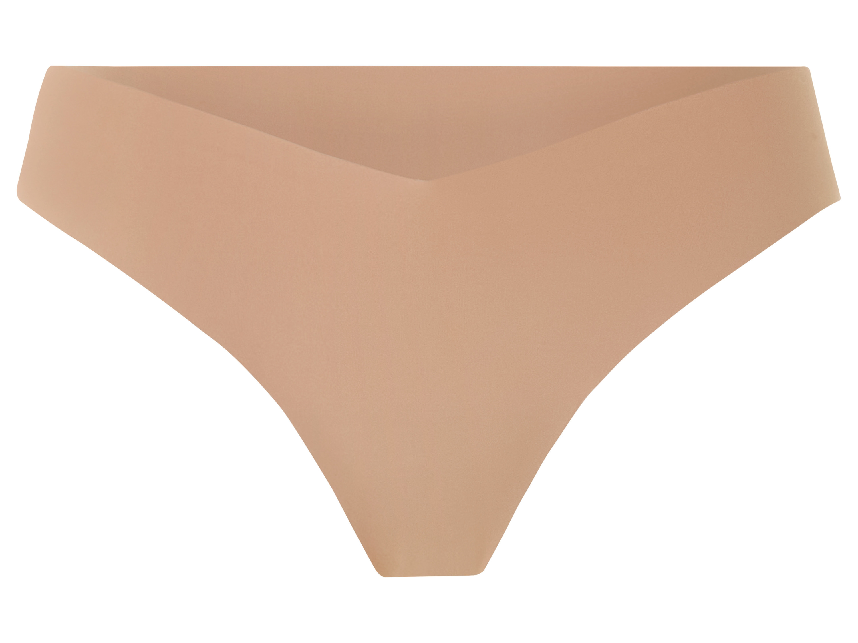 esmara Stringi damskie cięte laserowo, 3 pary Jasnobrązowy, L44/46