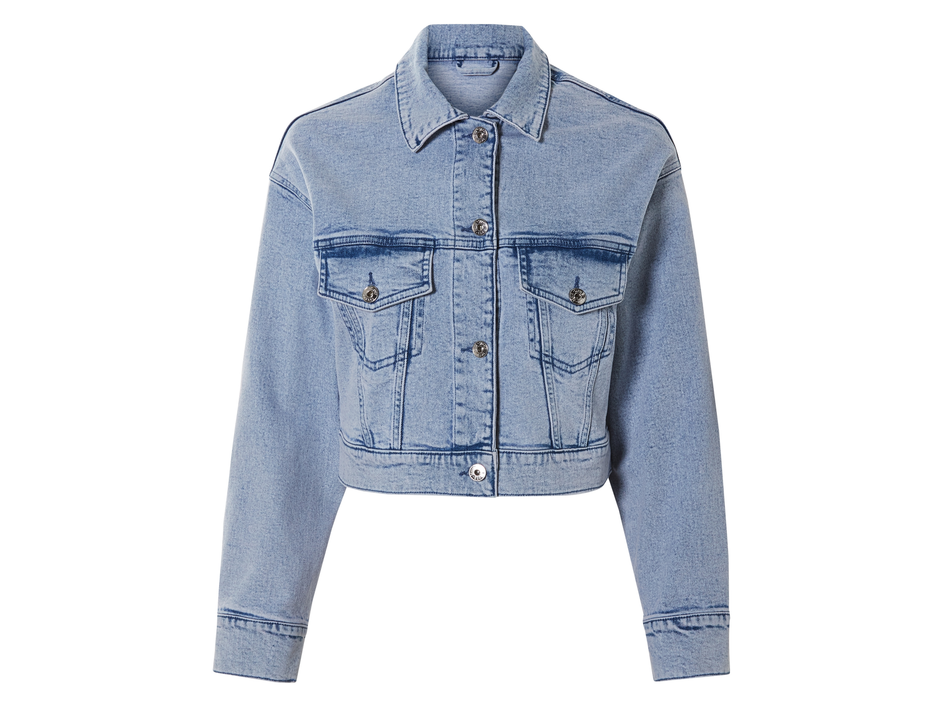 esmara Kurtka jeansowa damska z bawełny Jasnoniebieski, 42