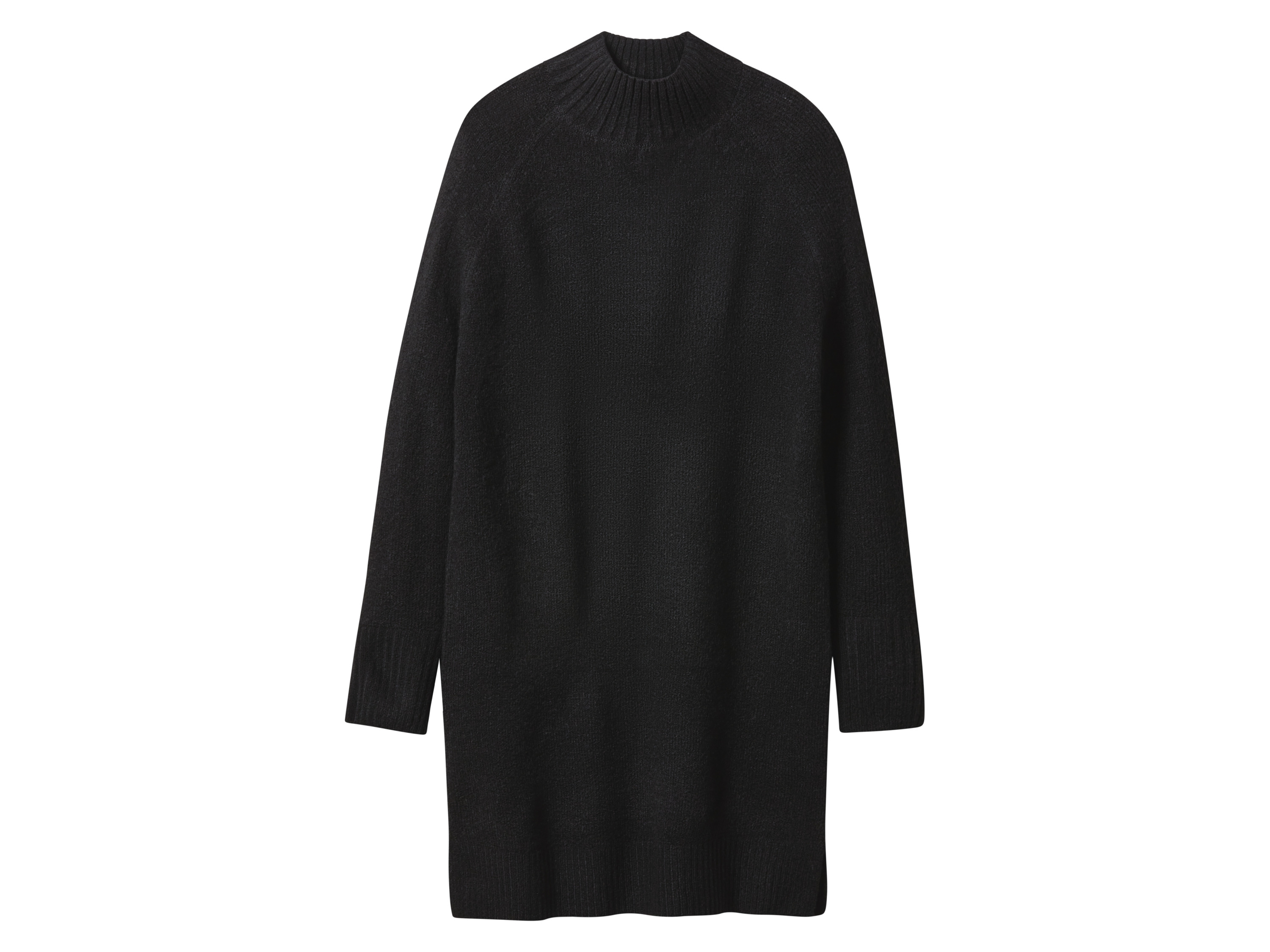 esmara Sukienka dzianinowa damska Czarny, M40/42