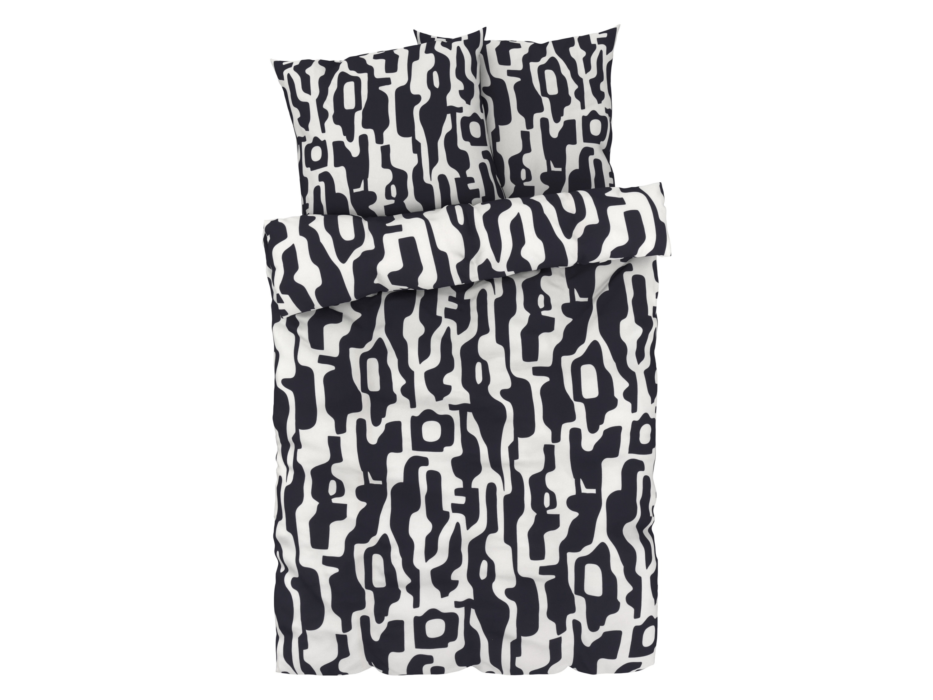 Livarno home Pościel z bawełny renforcé, 160 x 200 cm Wzór geometryczny