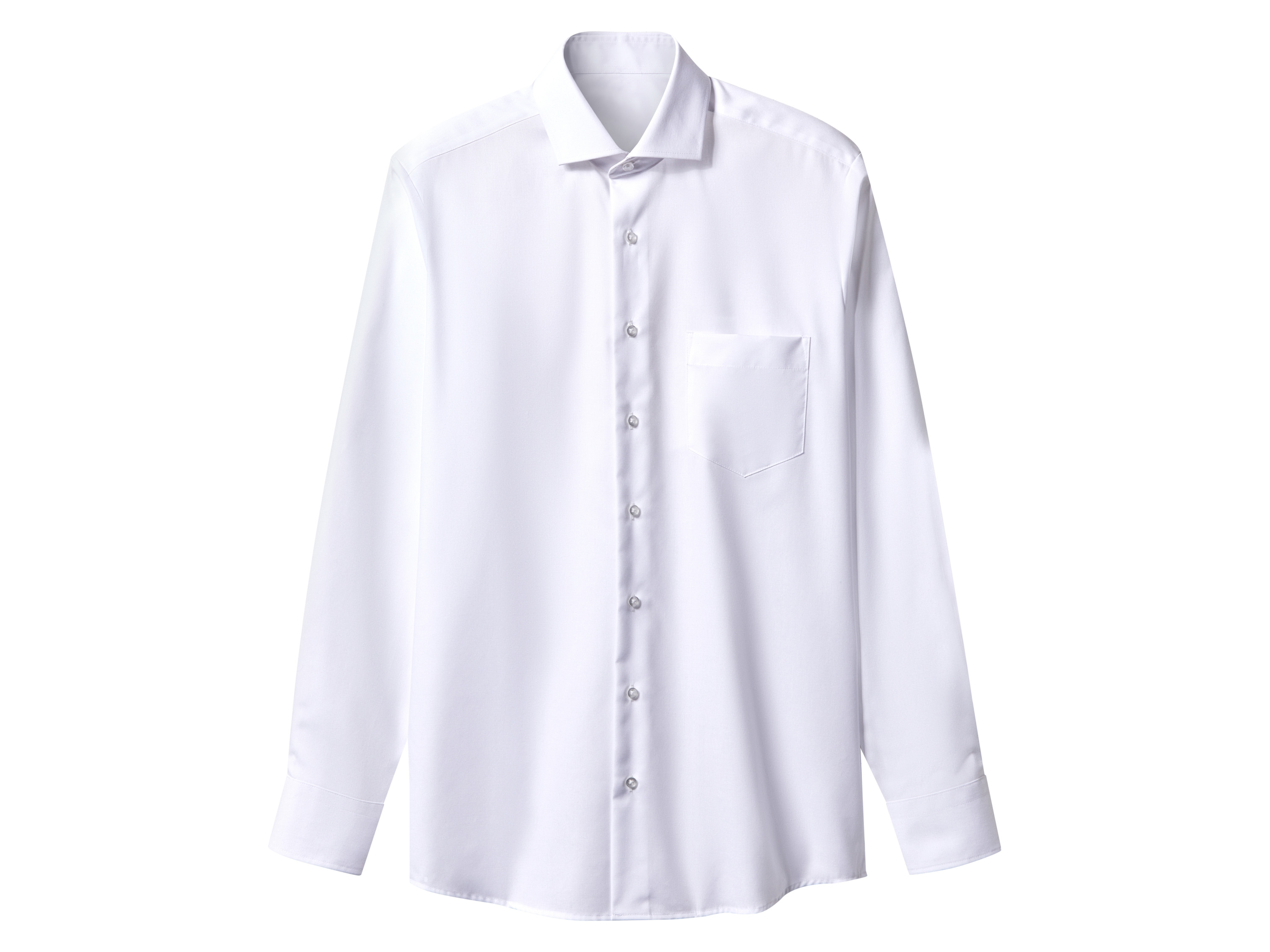 esmara Men Koszula biznesowa premium z bawełny Biały, 42