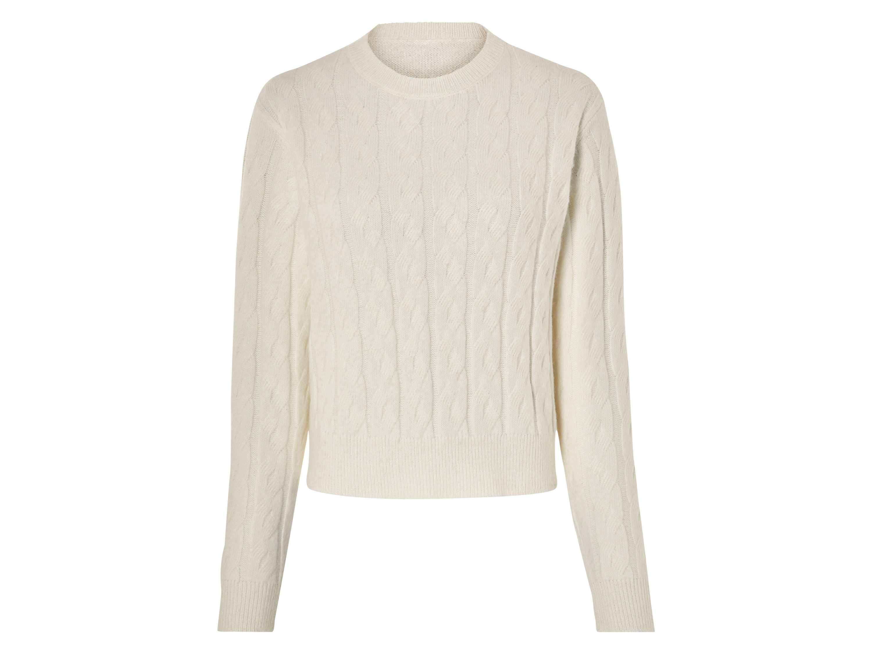 esmara Sweter damski Biały, S36/38