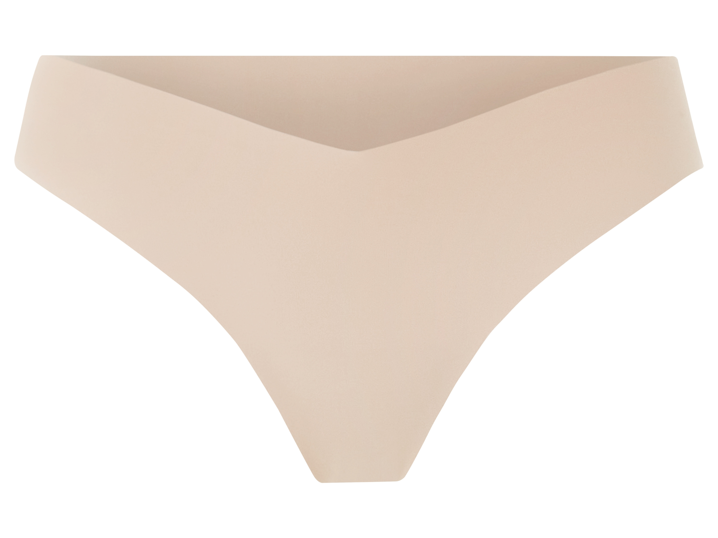 esmara Stringi damskie cięte laserowo, 3 pary Beżowy, L44/46