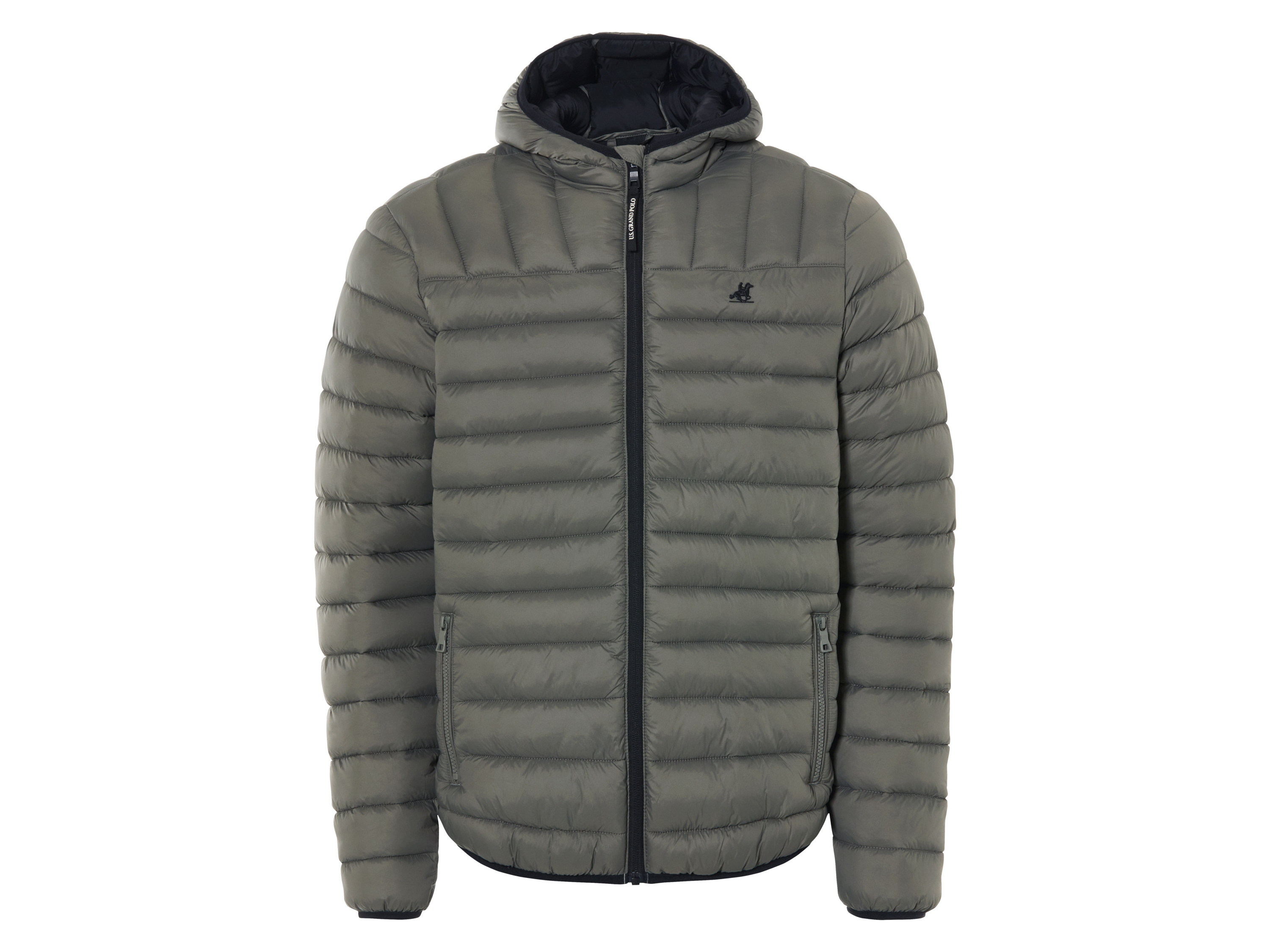 Livergy Kurtka męska pikowana U.s. Grand Polo Brązowy, L 52/54