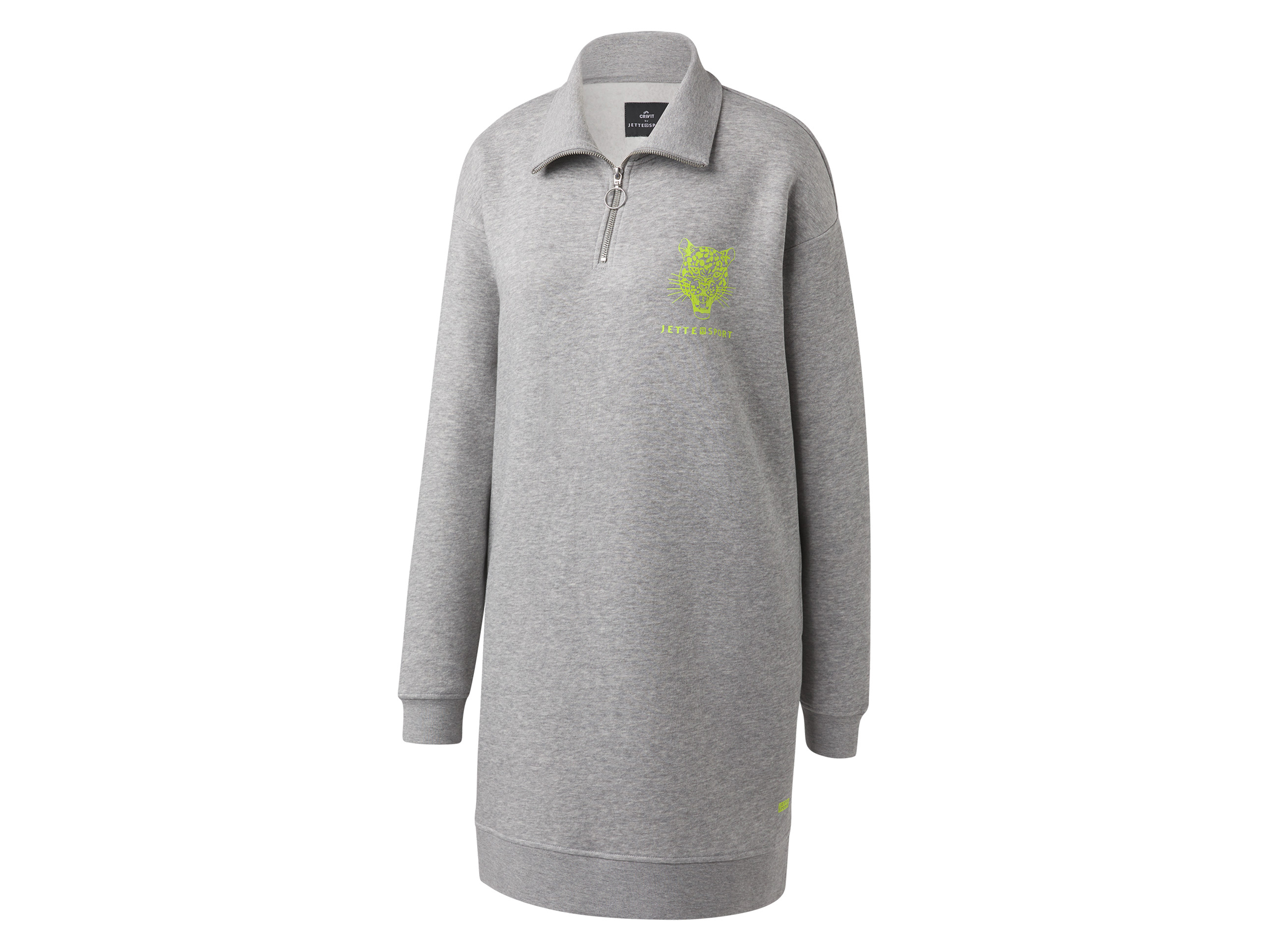 Crivit Sukienka dresowa damska Szary, S36/38